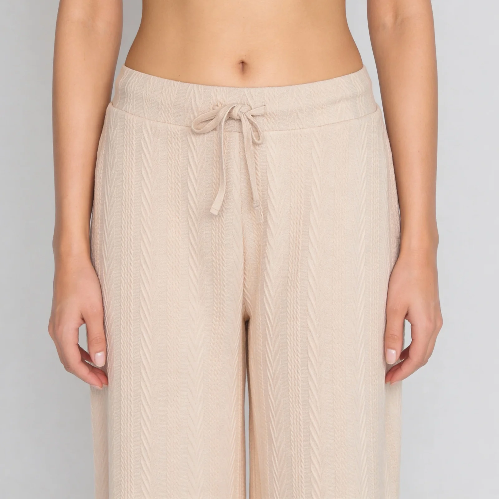 Ankle Length Structured Lounge Palazzos - Image 4