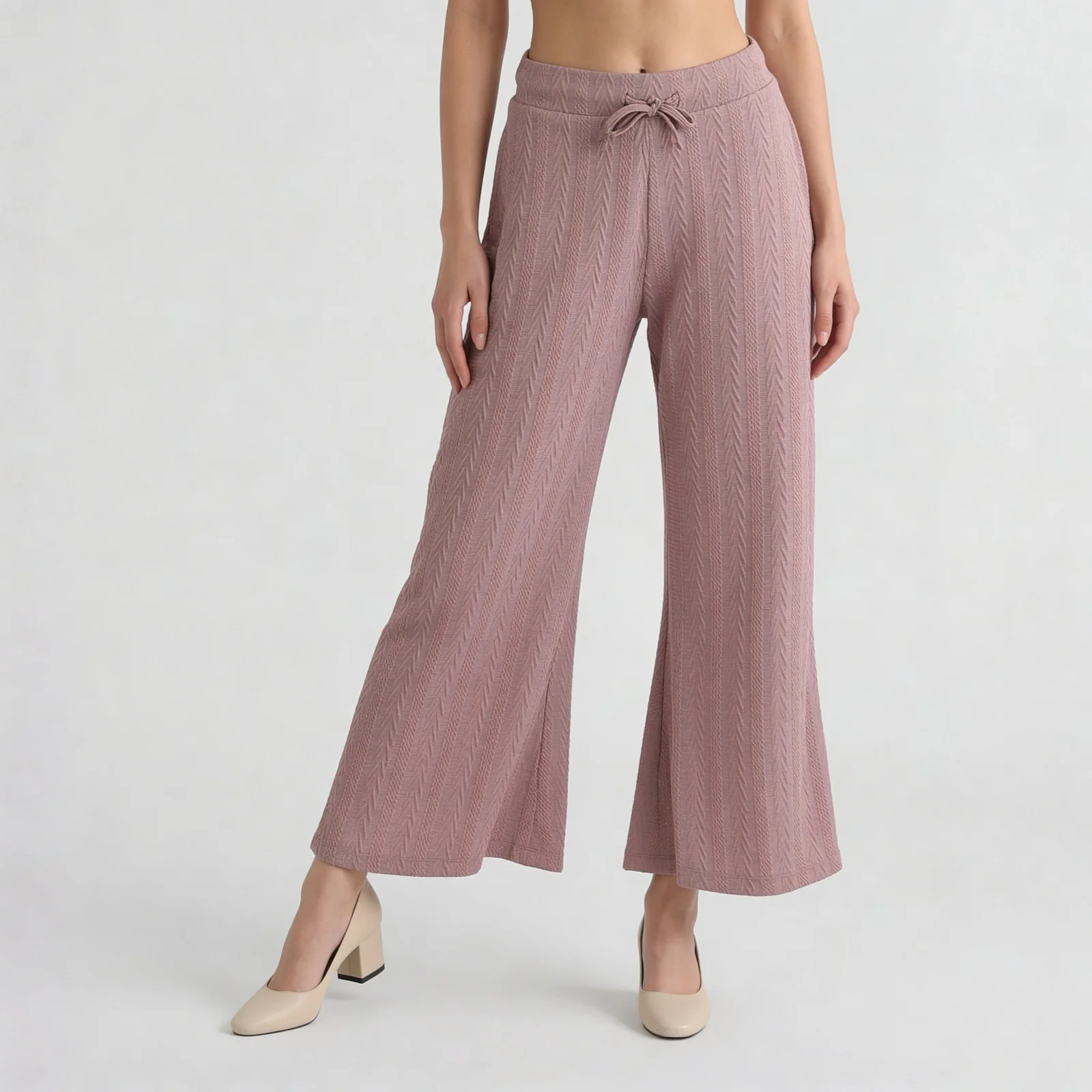 Ankle Length Structured Lounge Palazzos - Image 7