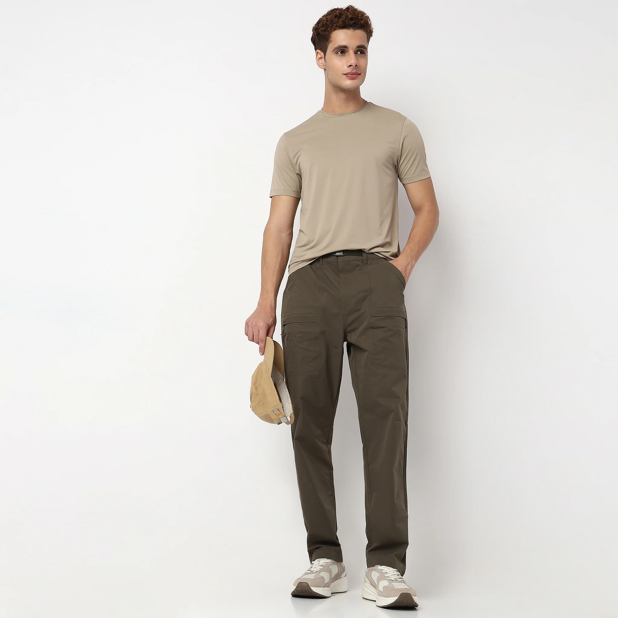 Techno Rip Stop Trek Pants With Utilitarian Details- Relaxed Fit