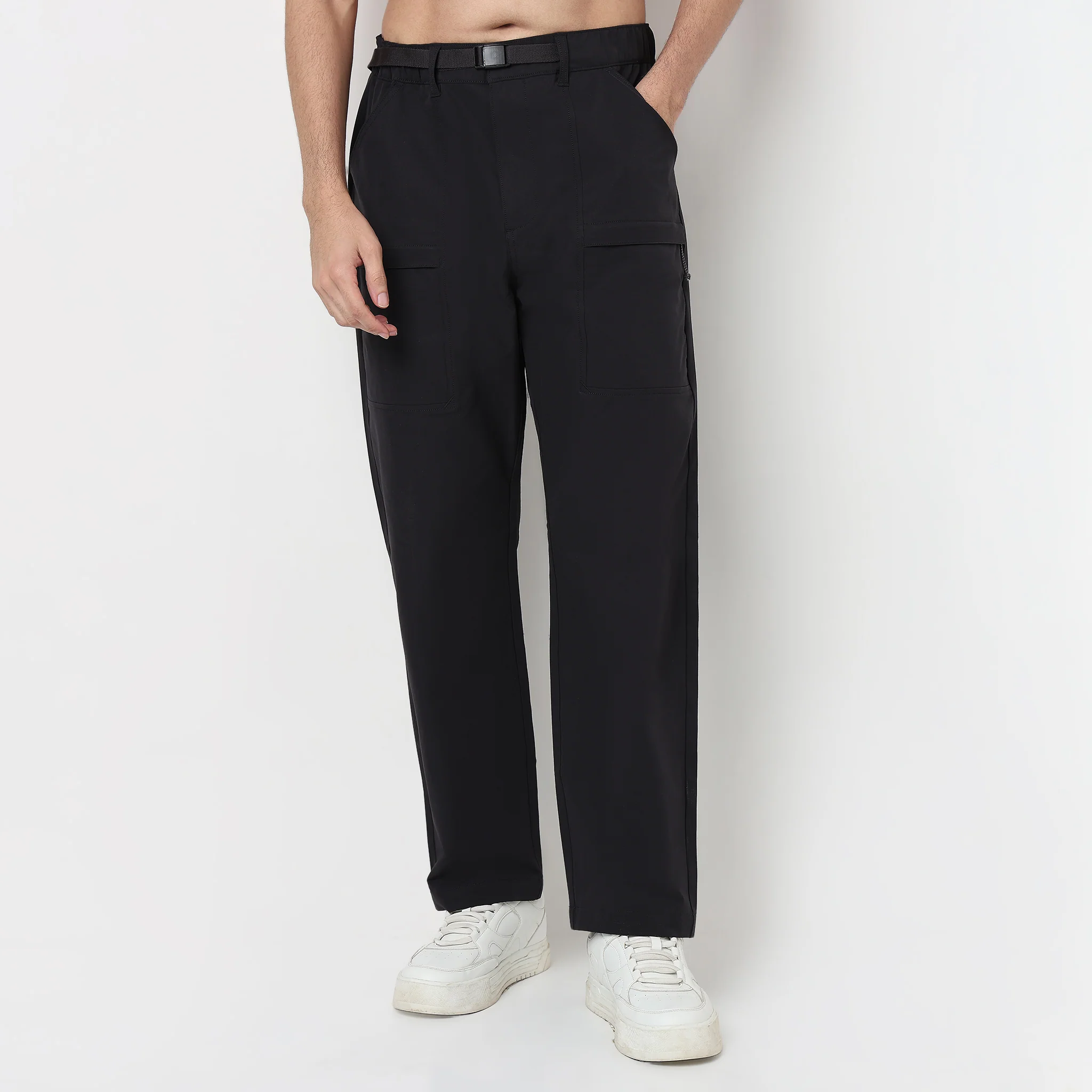 Techno Rip Stop Trek Pants With Utilitarian Details- Relaxed Fit - Image 12