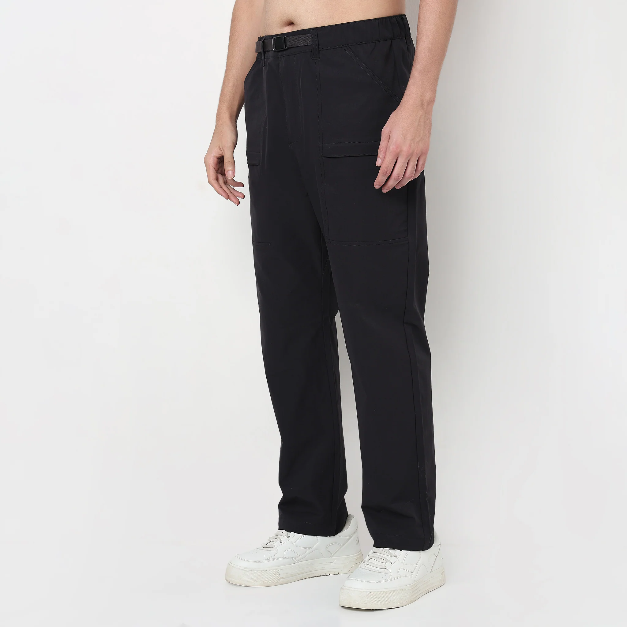 Techno Rip Stop Trek Pants With Utilitarian Details- Relaxed Fit - Image 15