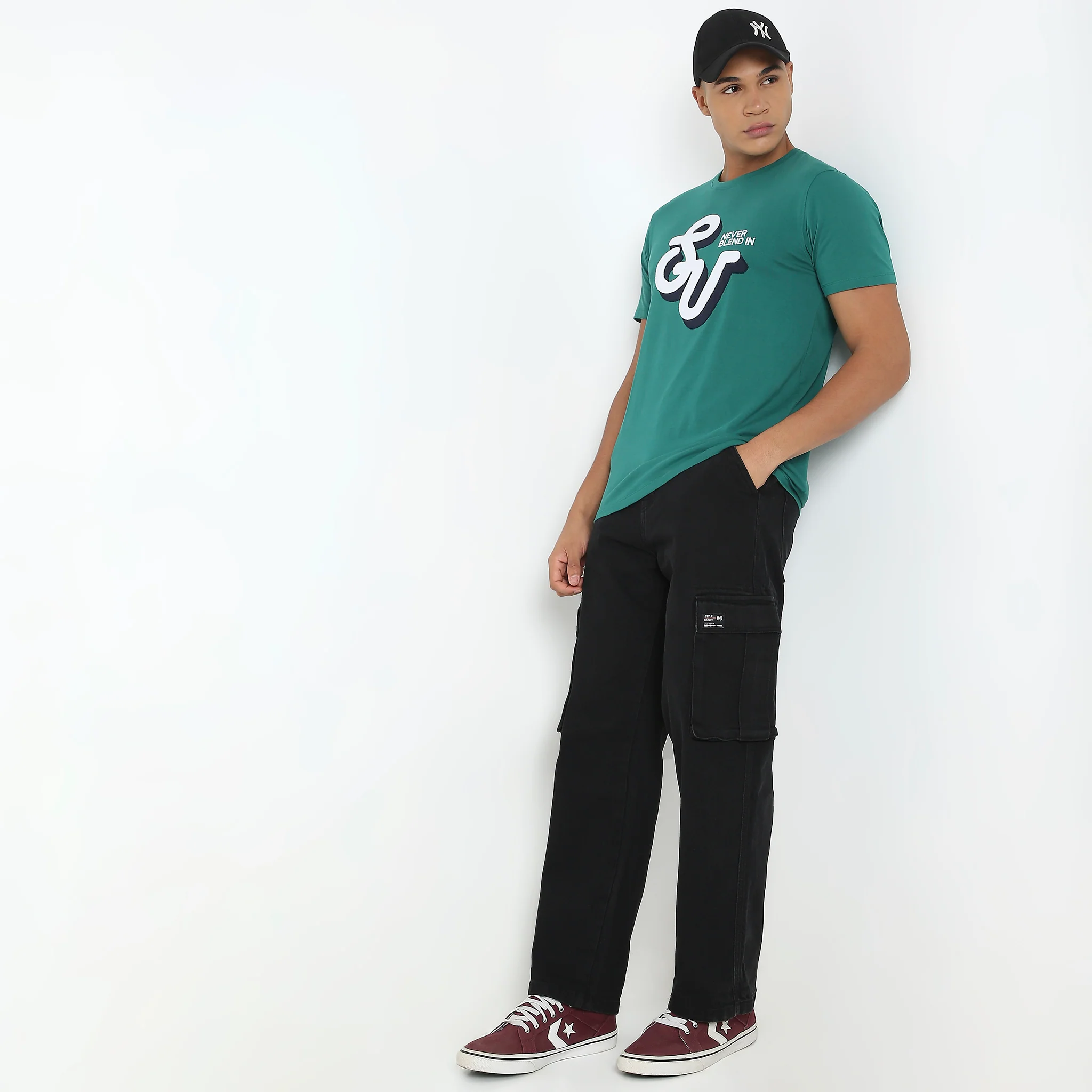 Union of Denim® - Dark Indigo Anit Fit - Cargo Pre-Rinsed E-fast Stretch Mid Rise - Image 6