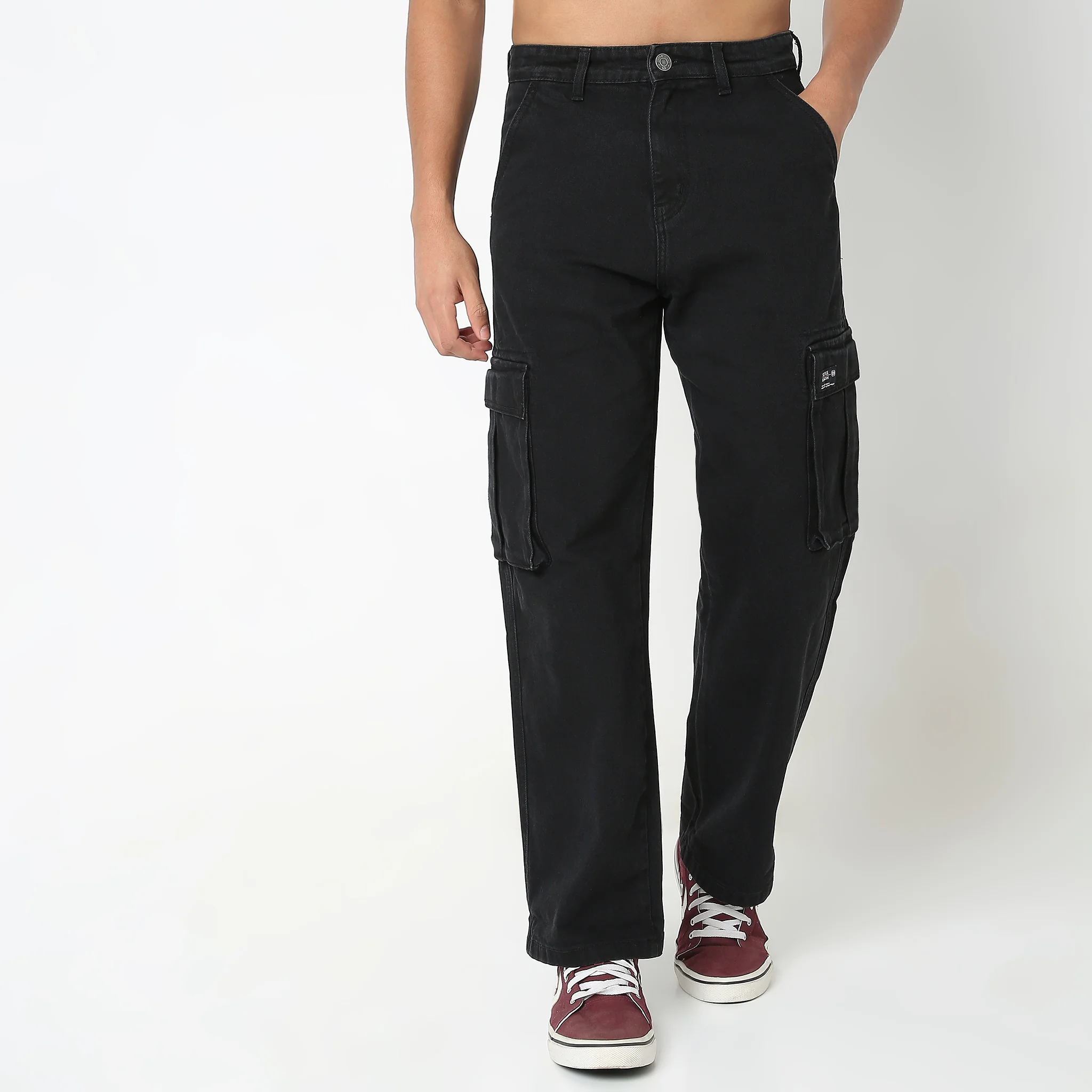 Union of Denim® - Dark Indigo Anit Fit - Cargo Pre-Rinsed E-fast Stretch Mid Rise - Image 7