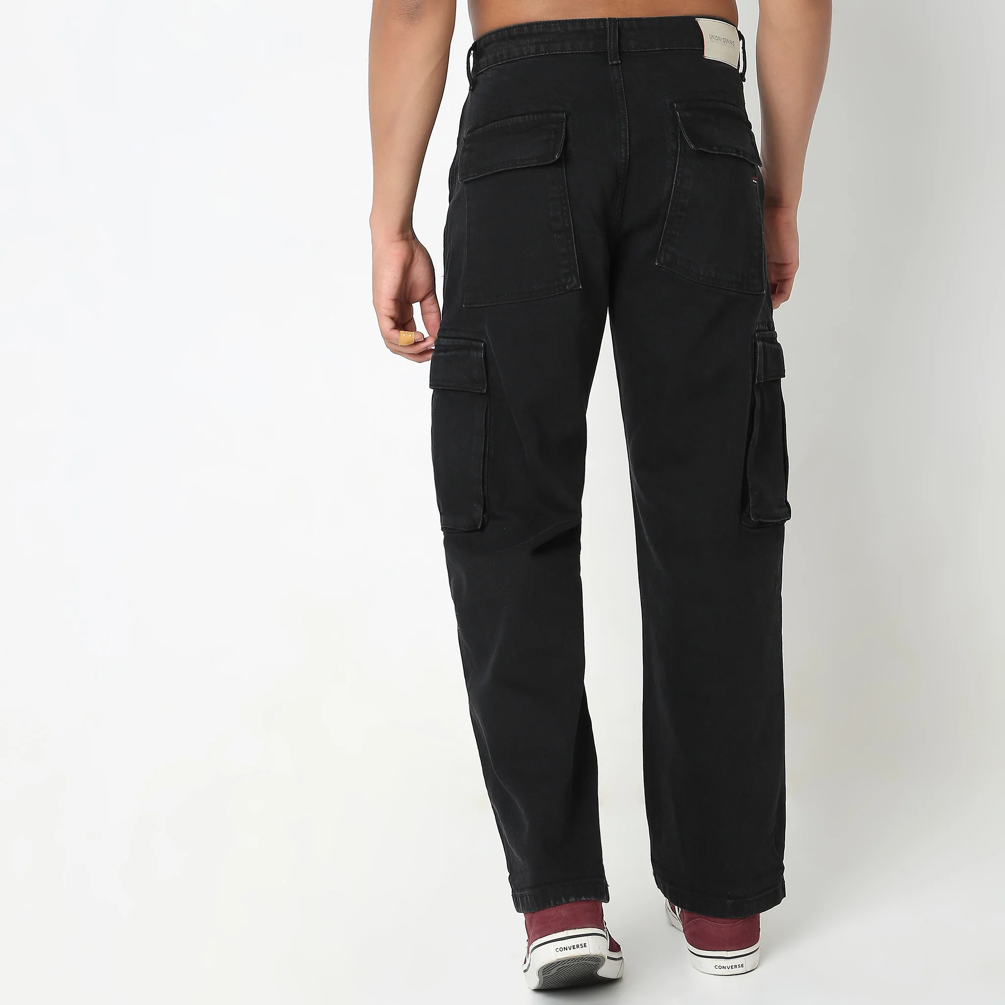 Union of Denim® - Dark Indigo Anit Fit - Cargo Pre-Rinsed E-fast Stretch Mid Rise - Image 8