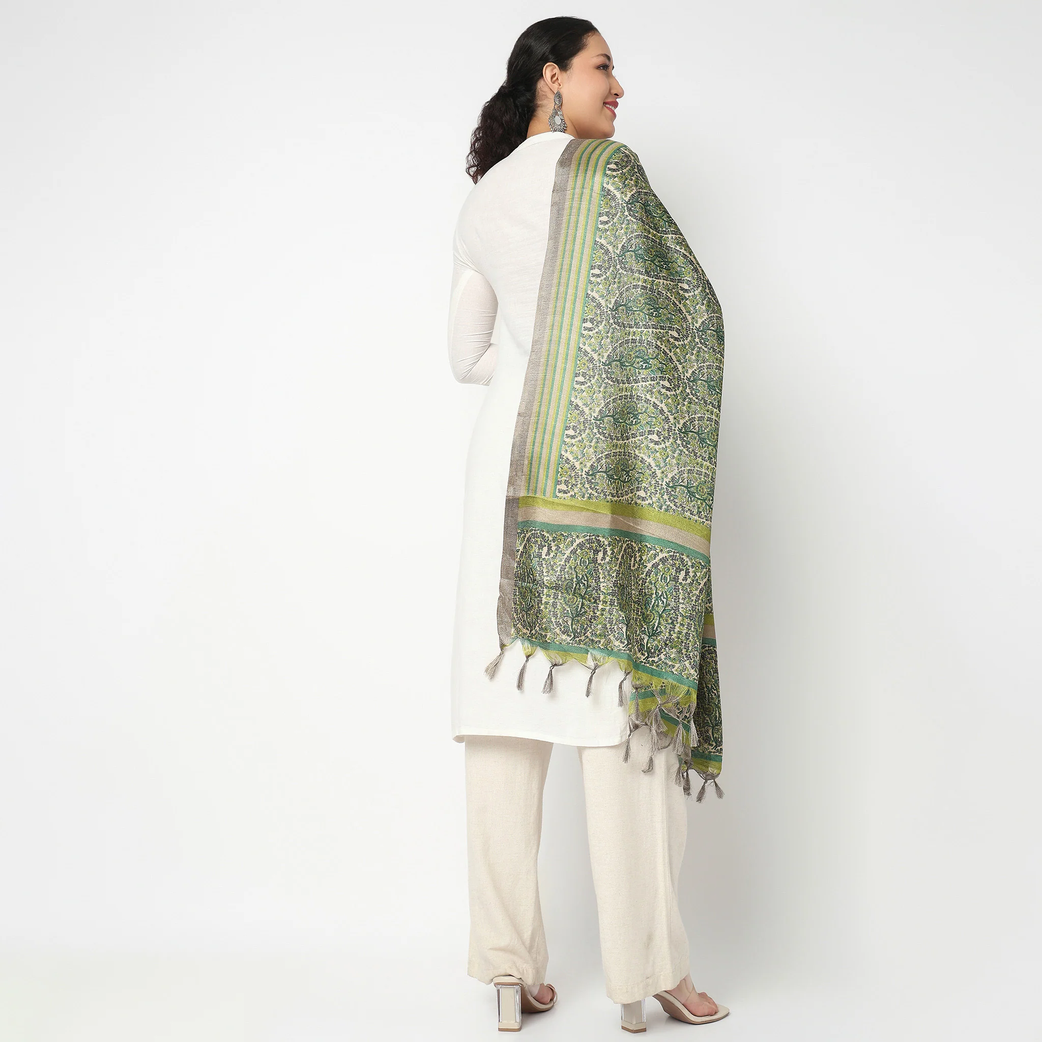 Art Silk Printed Dupatta - Image 2