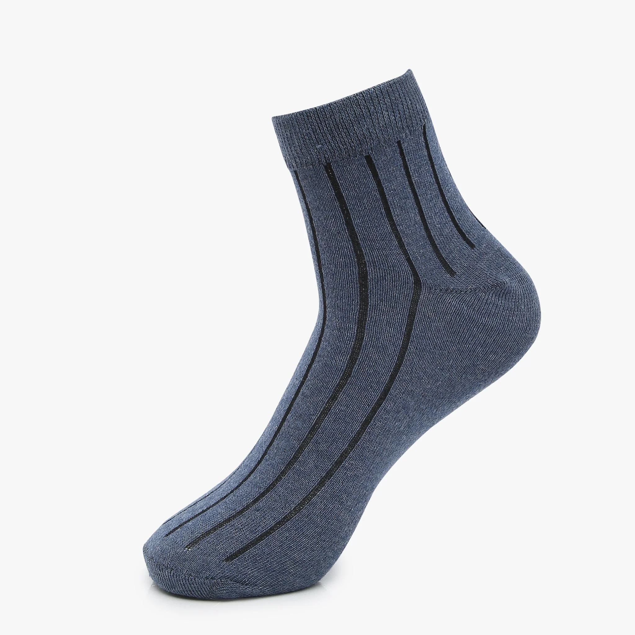 Men Assorted Free Size Socks (Pack of 3) - Image 3