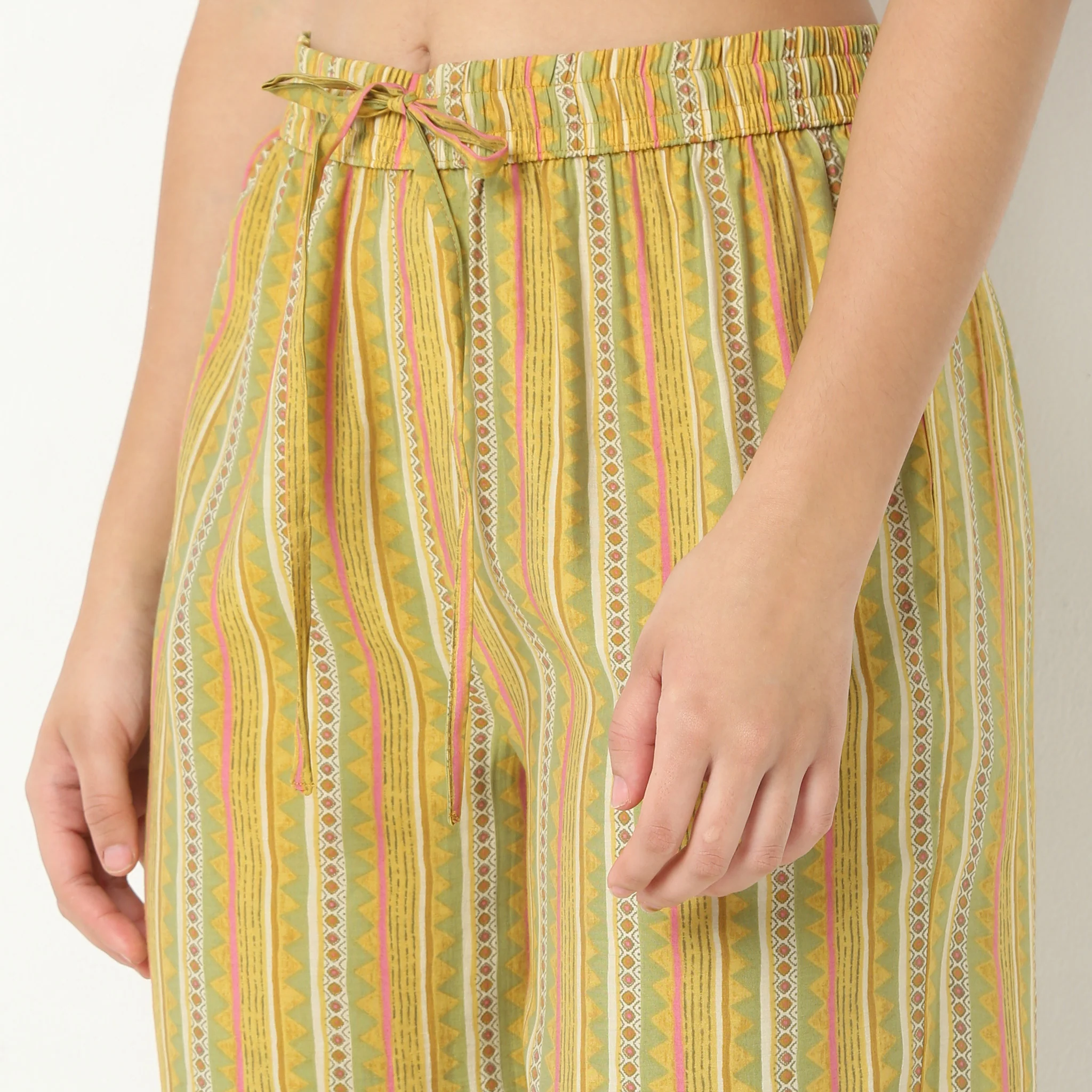 Band Neck Kurta With Pant Set - Image 7