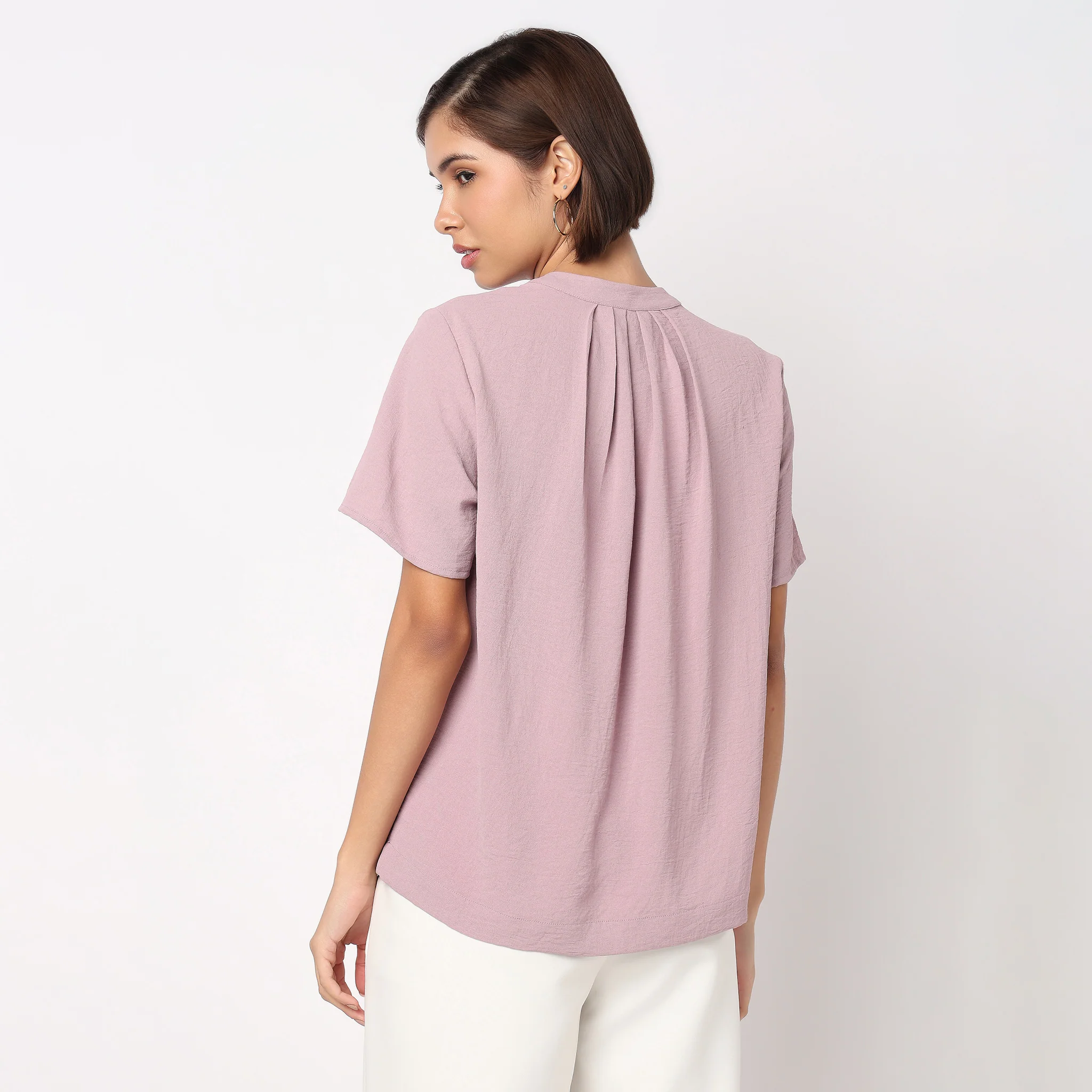 Band Neck Solid Top - Image 3