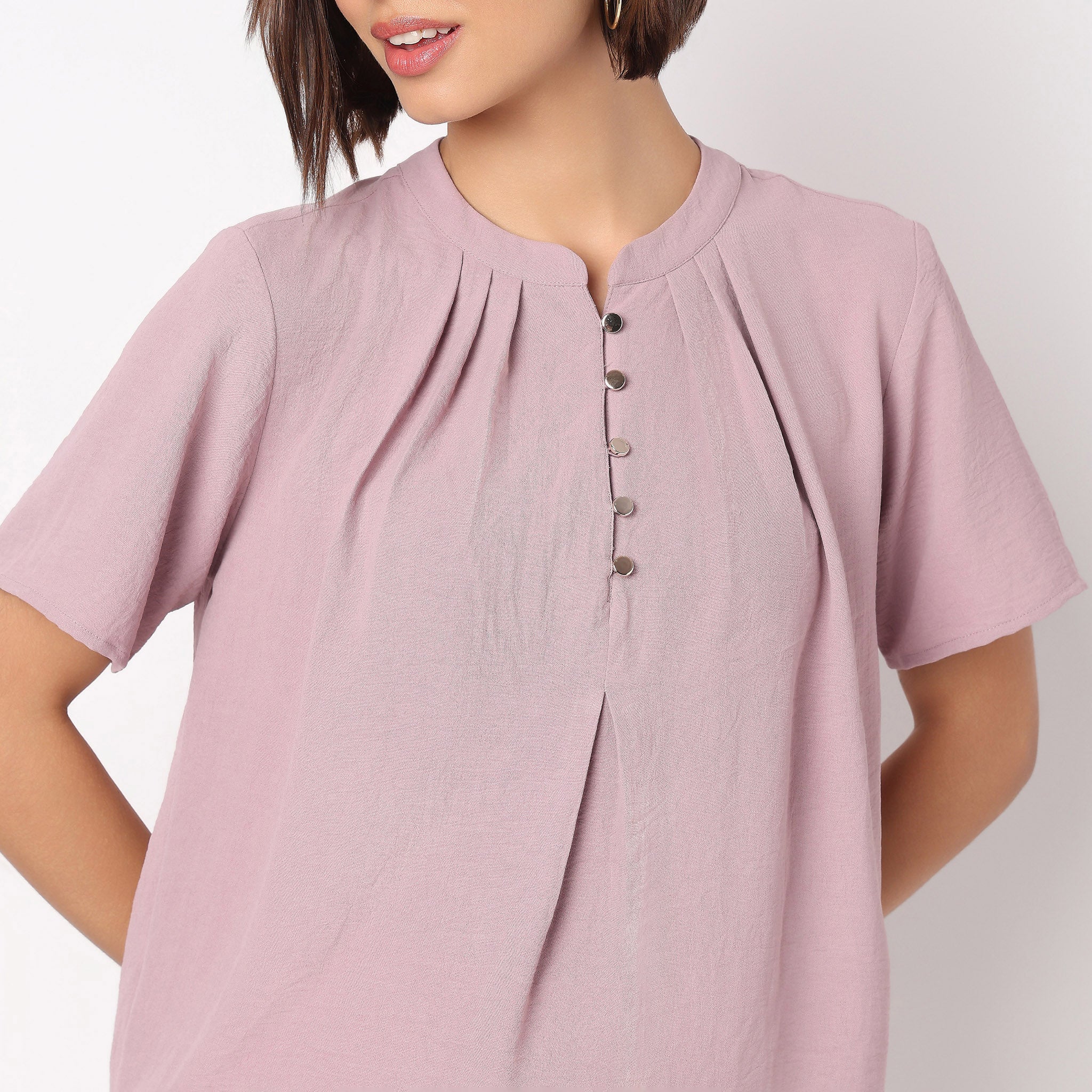 Band Neck Solid Top - Image 4