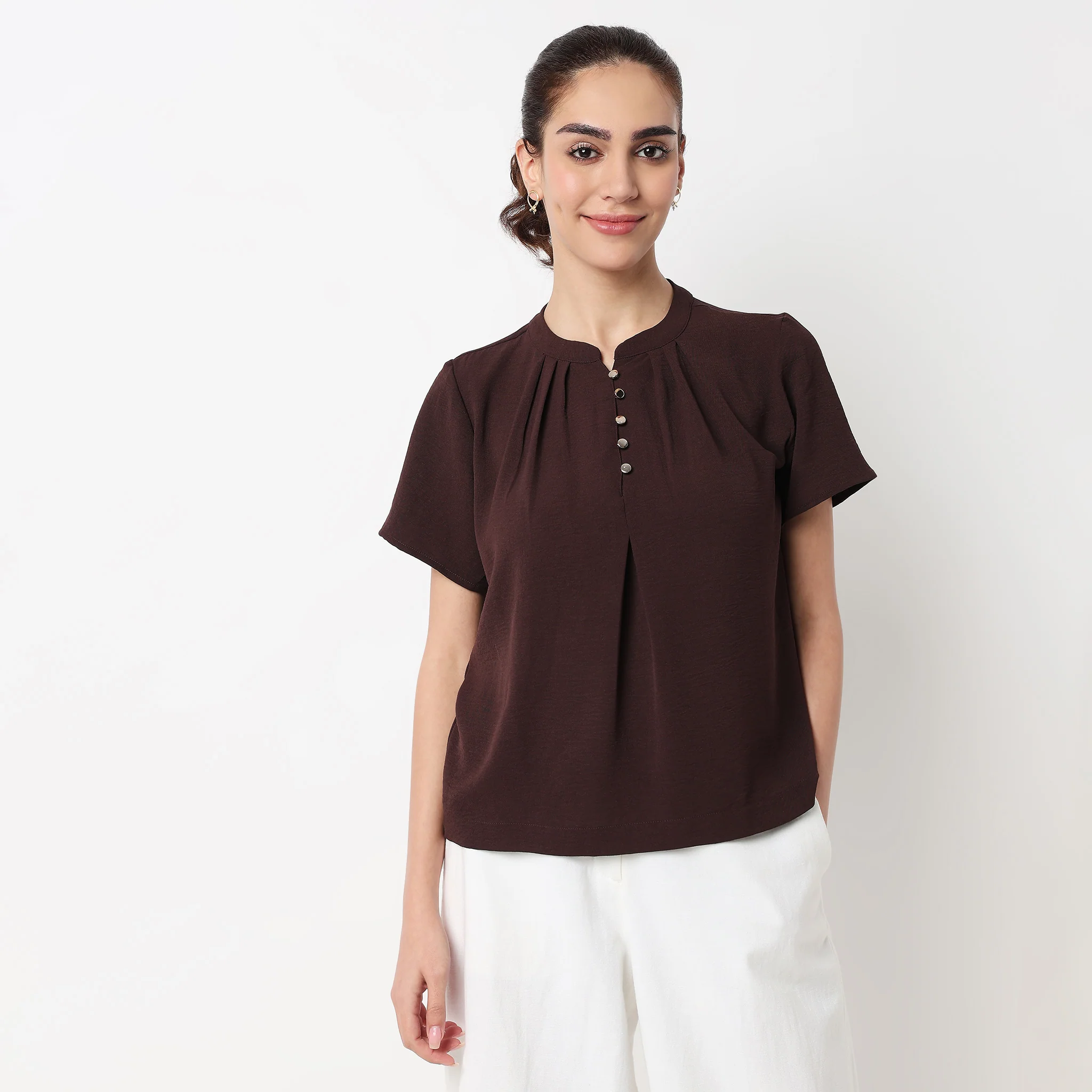 Band Neck Solid Top - Image 7