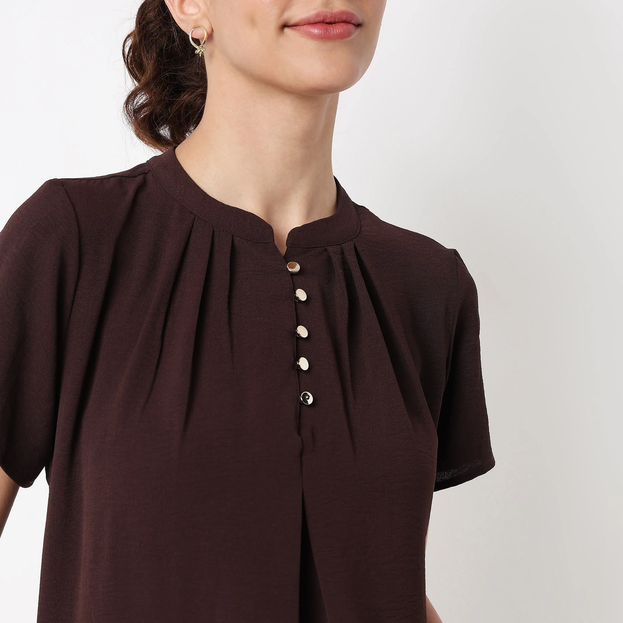 Band Neck Solid Top - Image 9