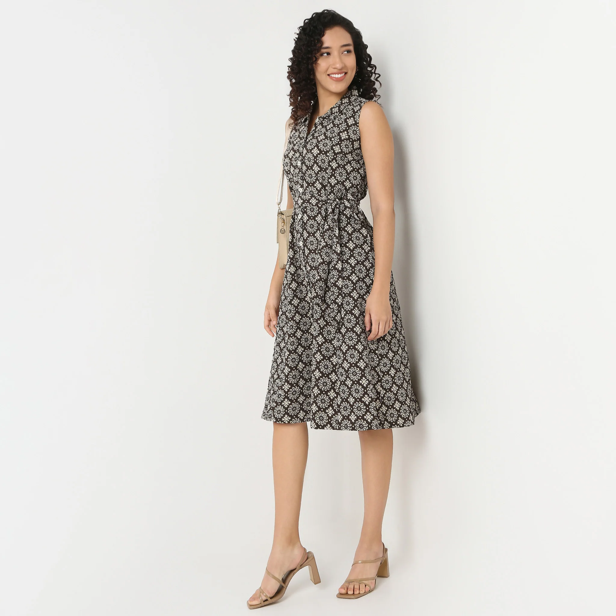 Belted Shirt Dress