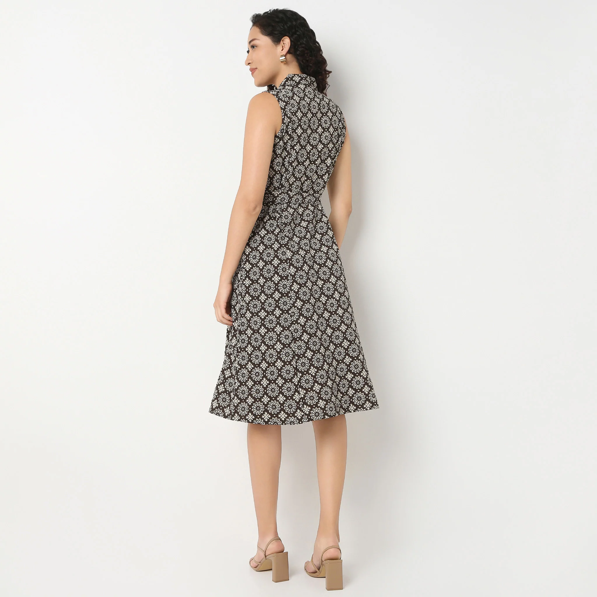 Belted Shirt Dress - Image 3