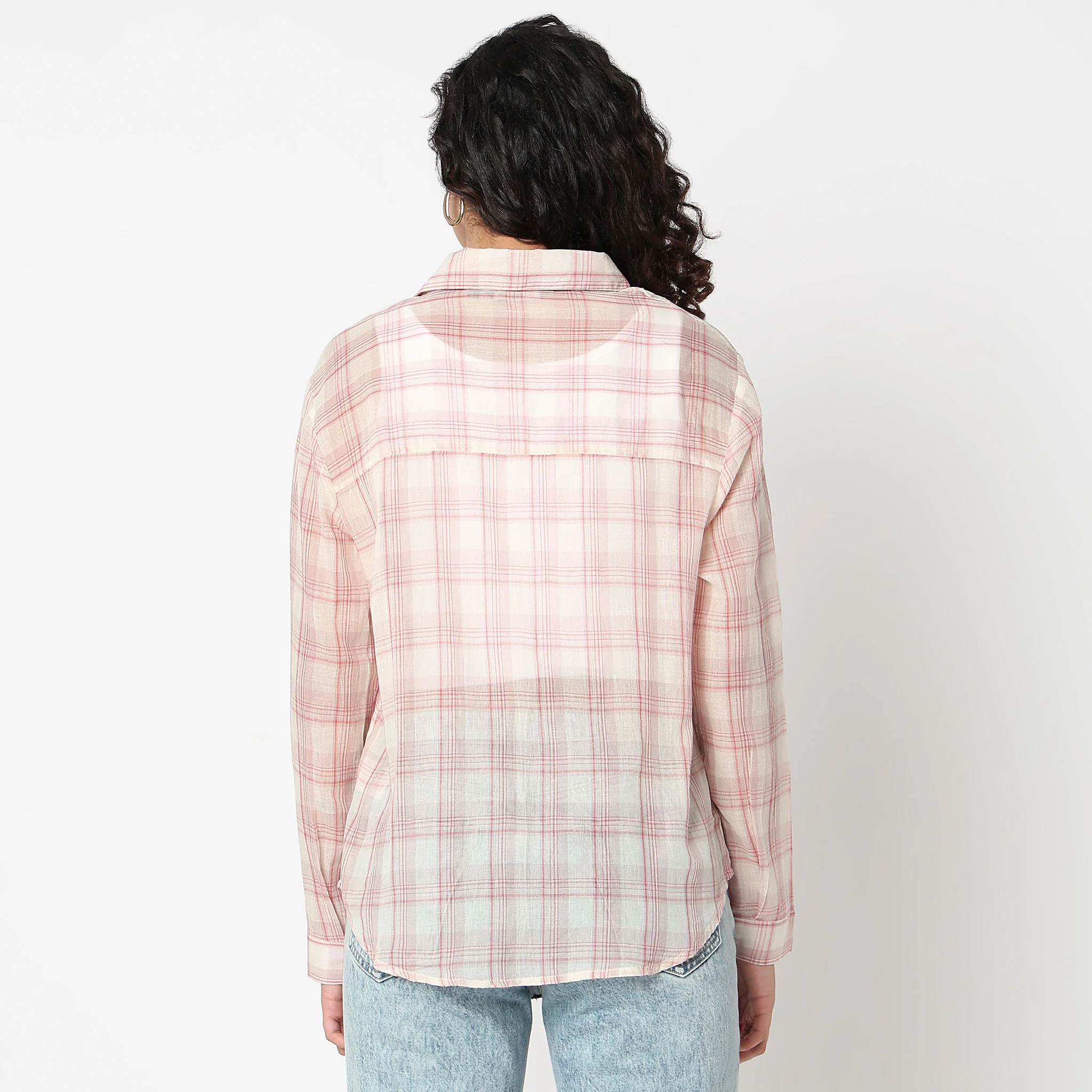 Betty Checkered Shirt With Inner - Image 3