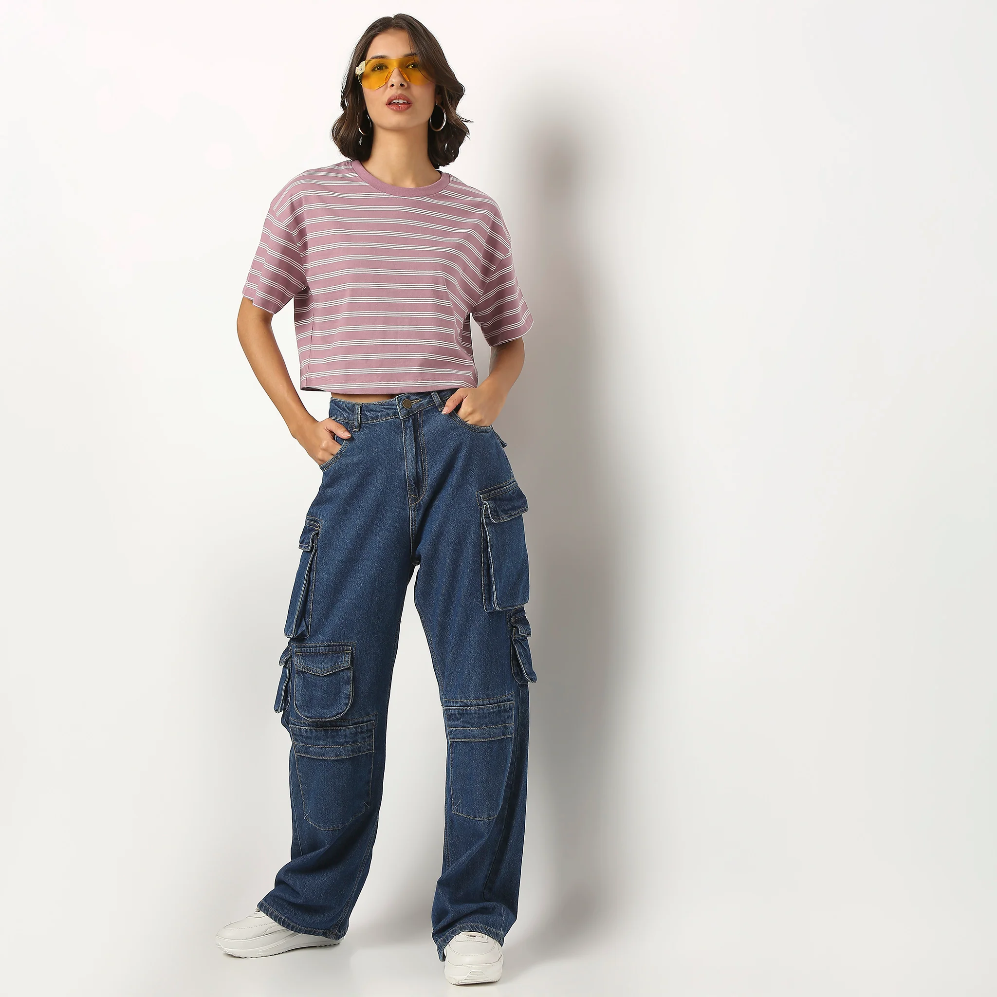 Striped Crop T-Shirt - Image 6