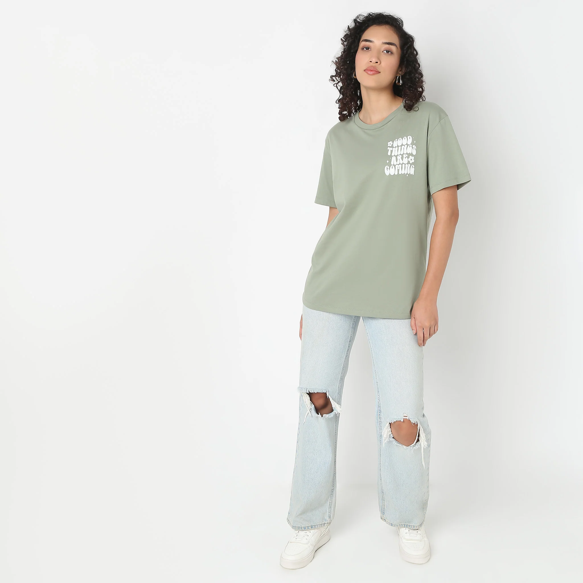 Betty Front Print Graphic Tee - Image 2