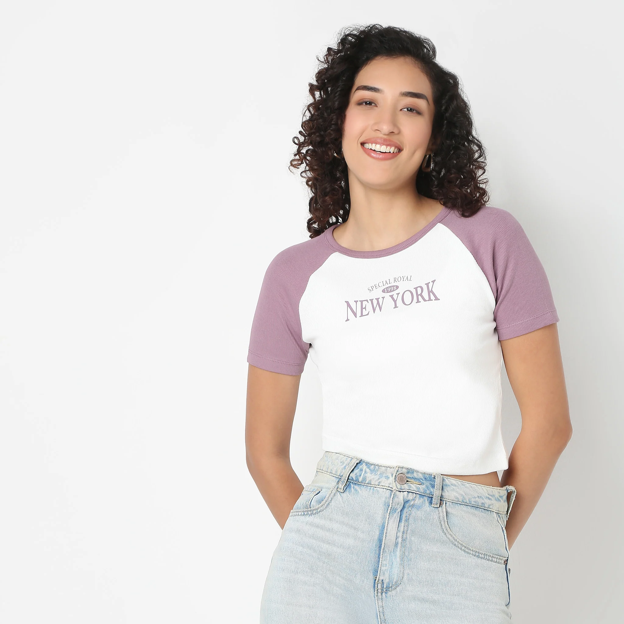 Betty Graphic Tee With Fitted Raglan - Image 2