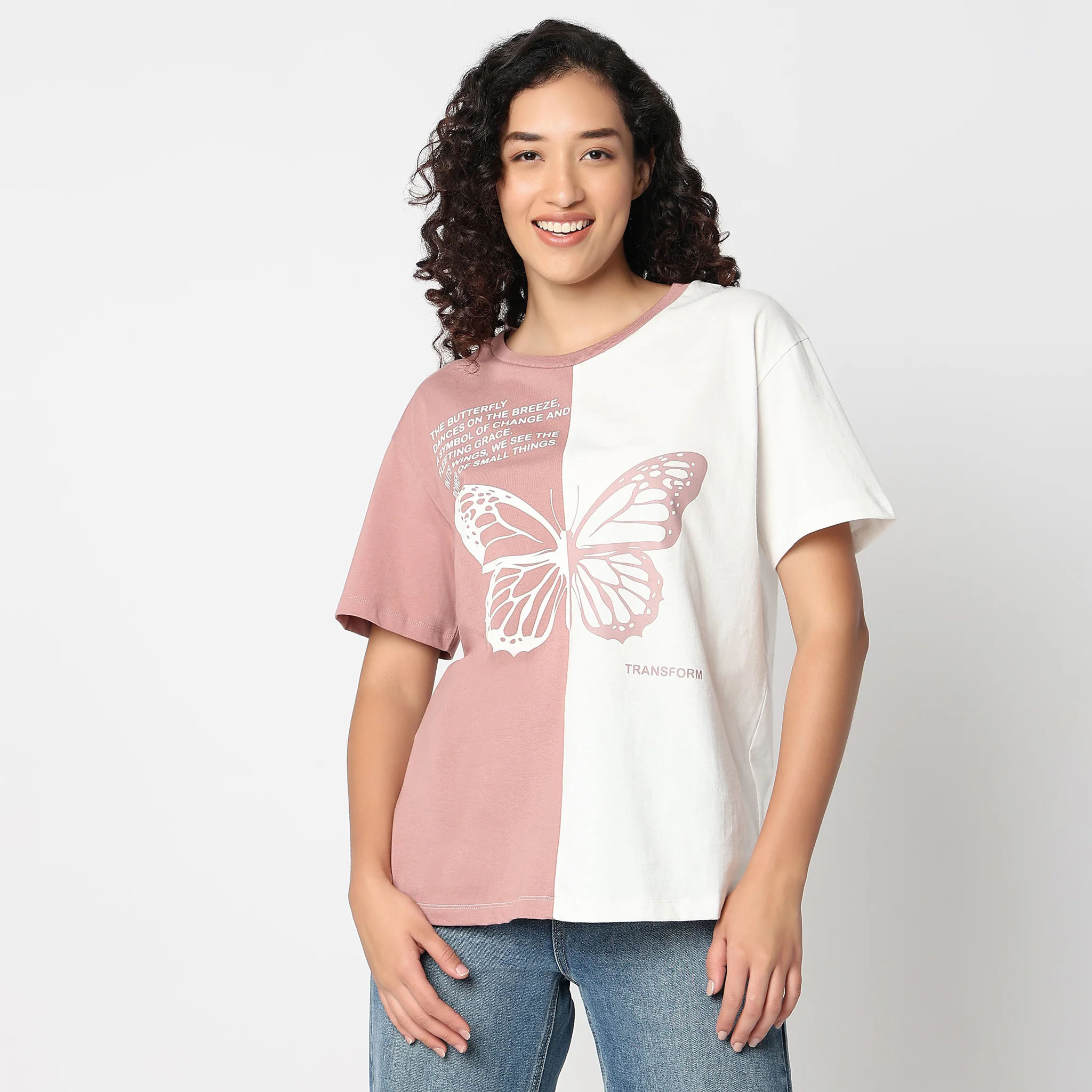 Betty Oversized T-Shirt With Front Graphic Print - Image 2