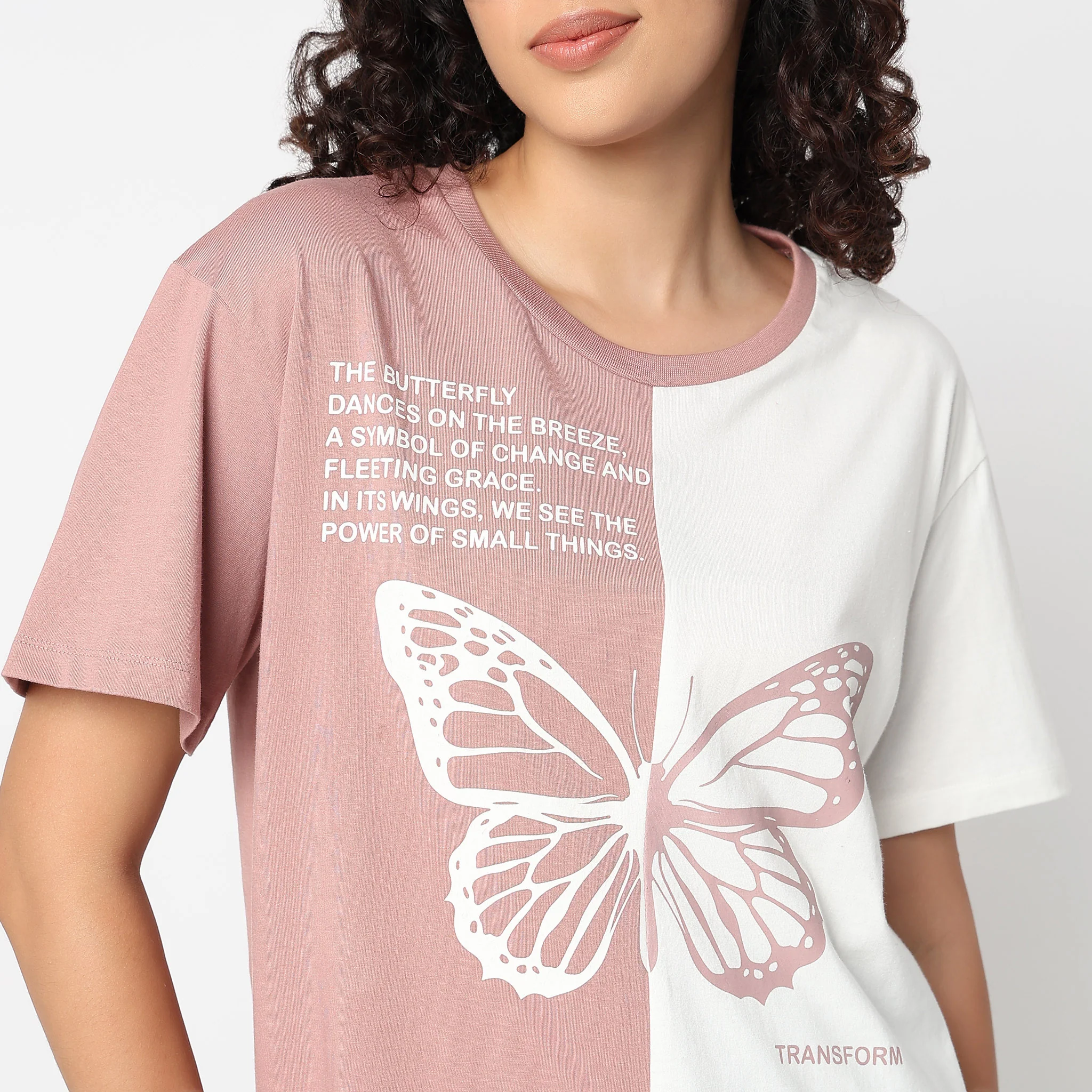 Betty Oversized T-Shirt With Front Graphic Print - Image 4