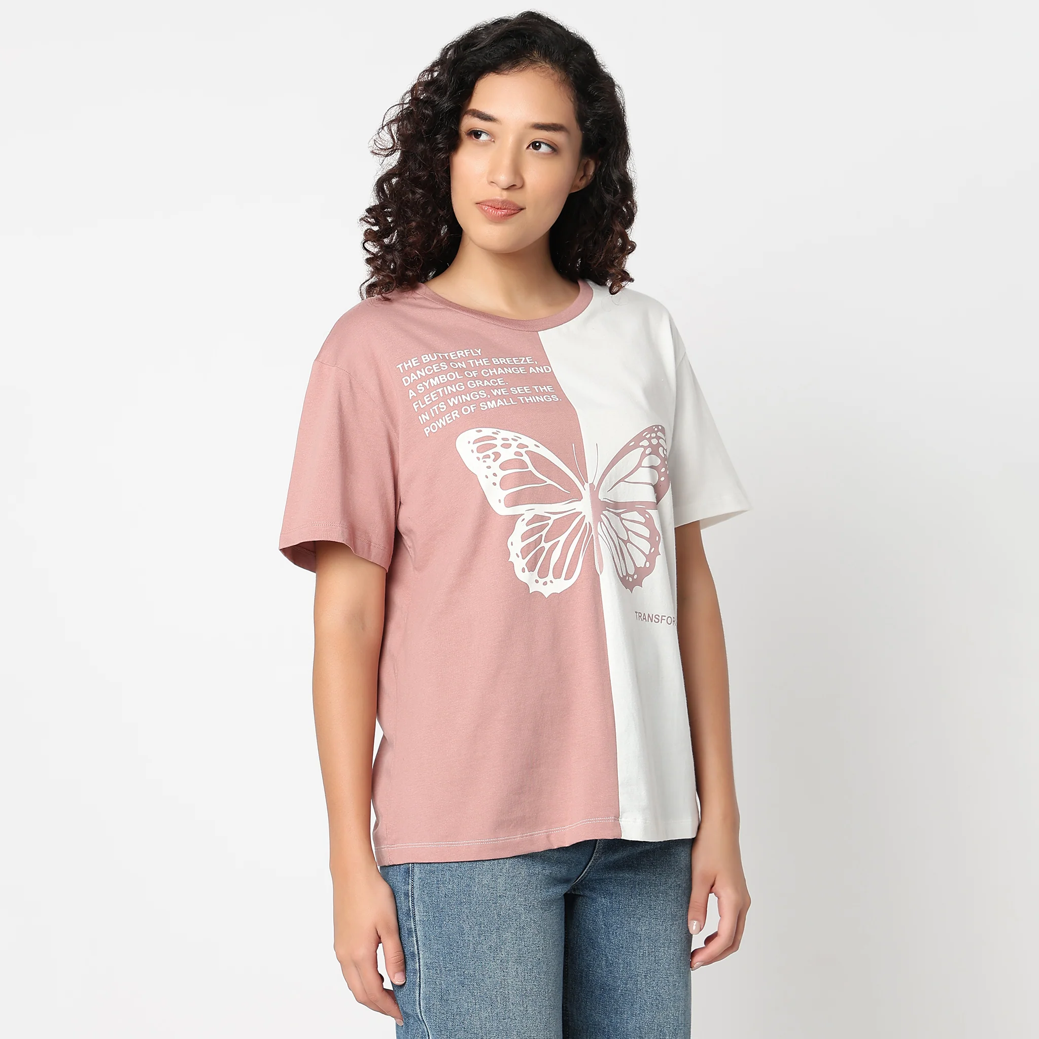 Betty Oversized T-Shirt With Front Graphic Print - Image 5
