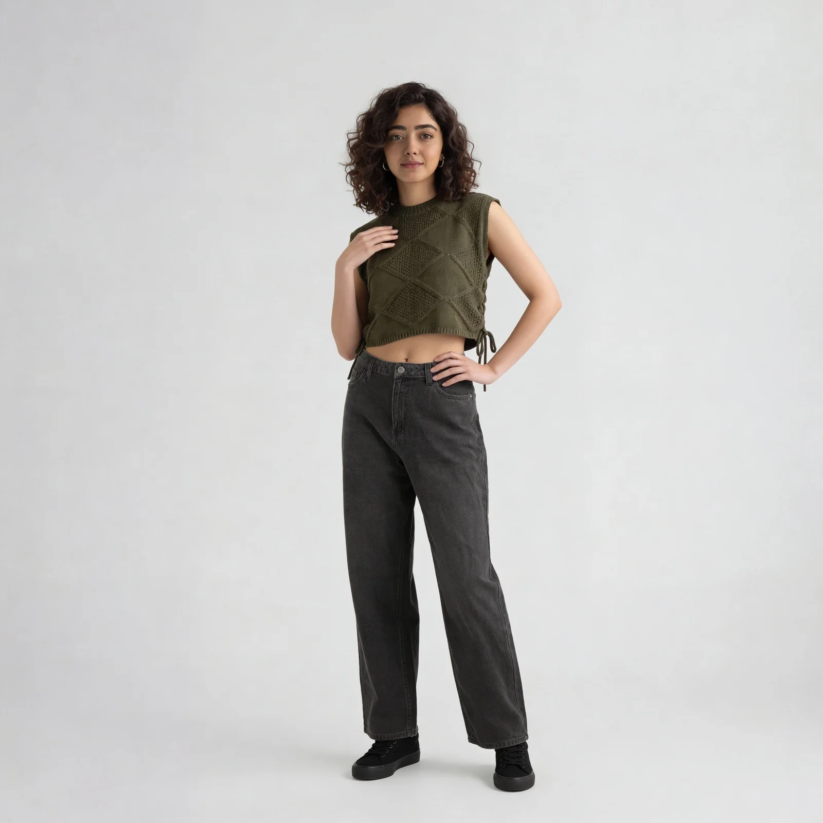 Betty Relaxed Fit Fashion T-Shirt With Extended Sleeves - Image 6