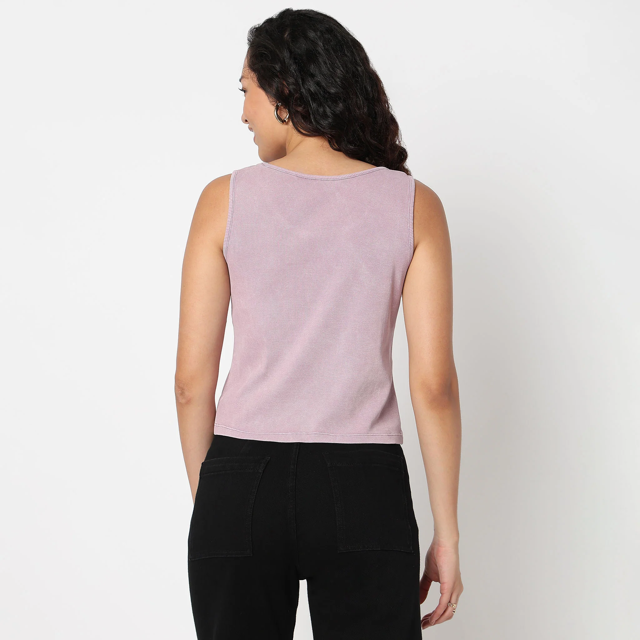 Sleeveless Crop T-Shirt - Image 3