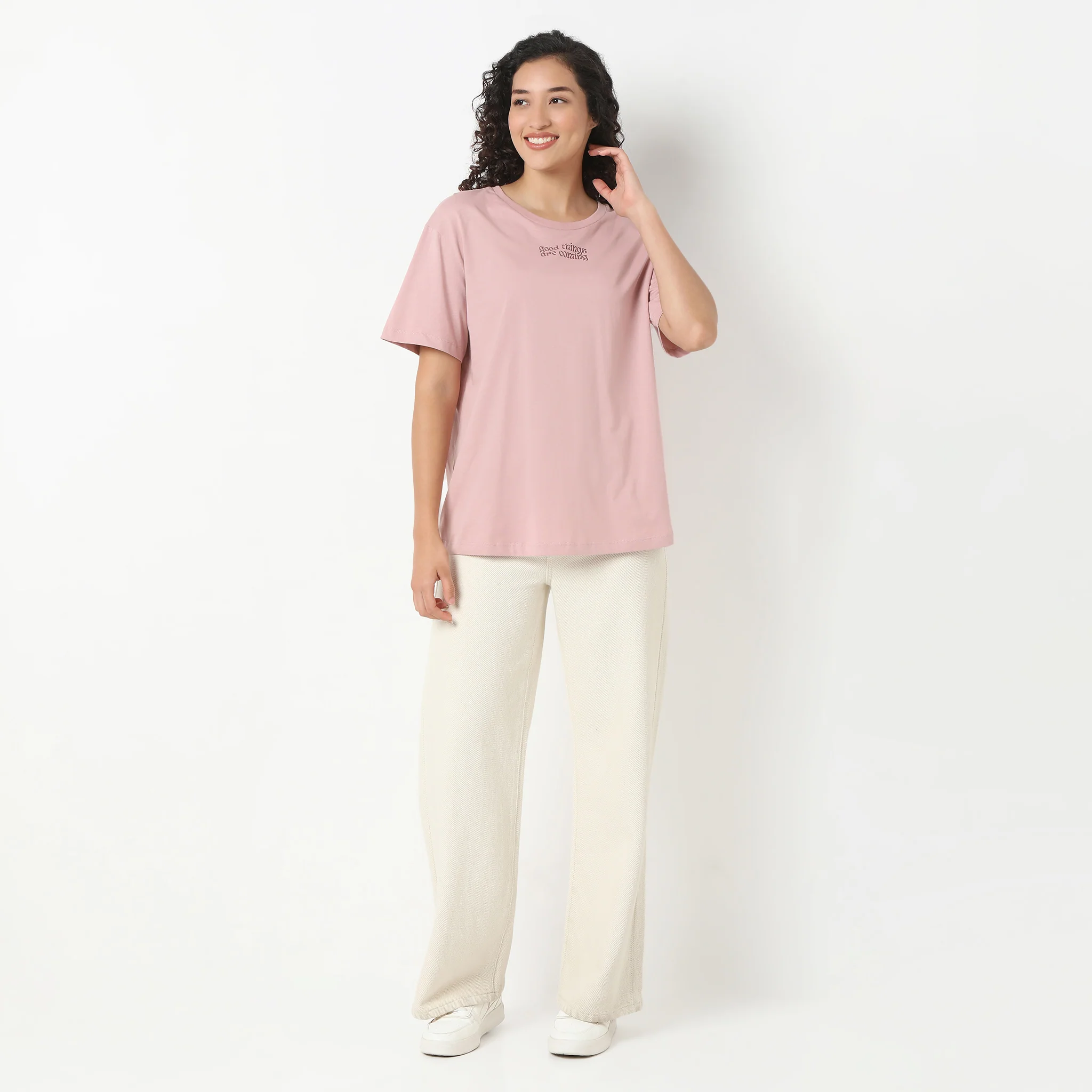 Betty Tee With Front And Back Graphic