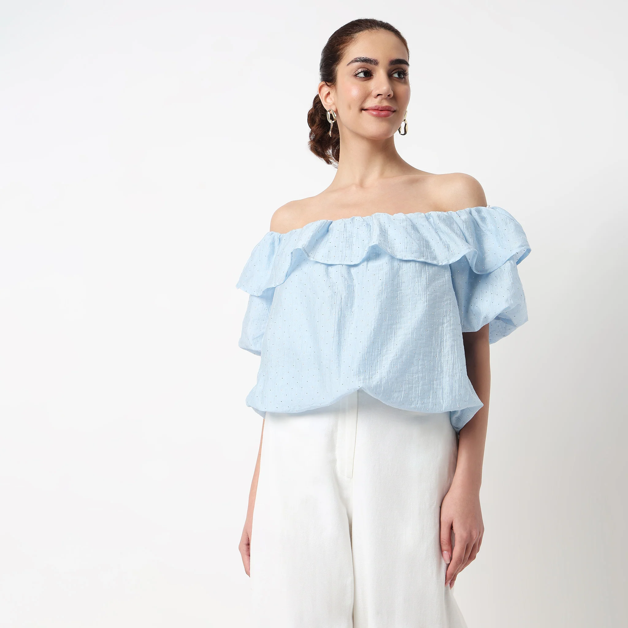 Boat Neck Short Sleeve Betty Top - Image 12