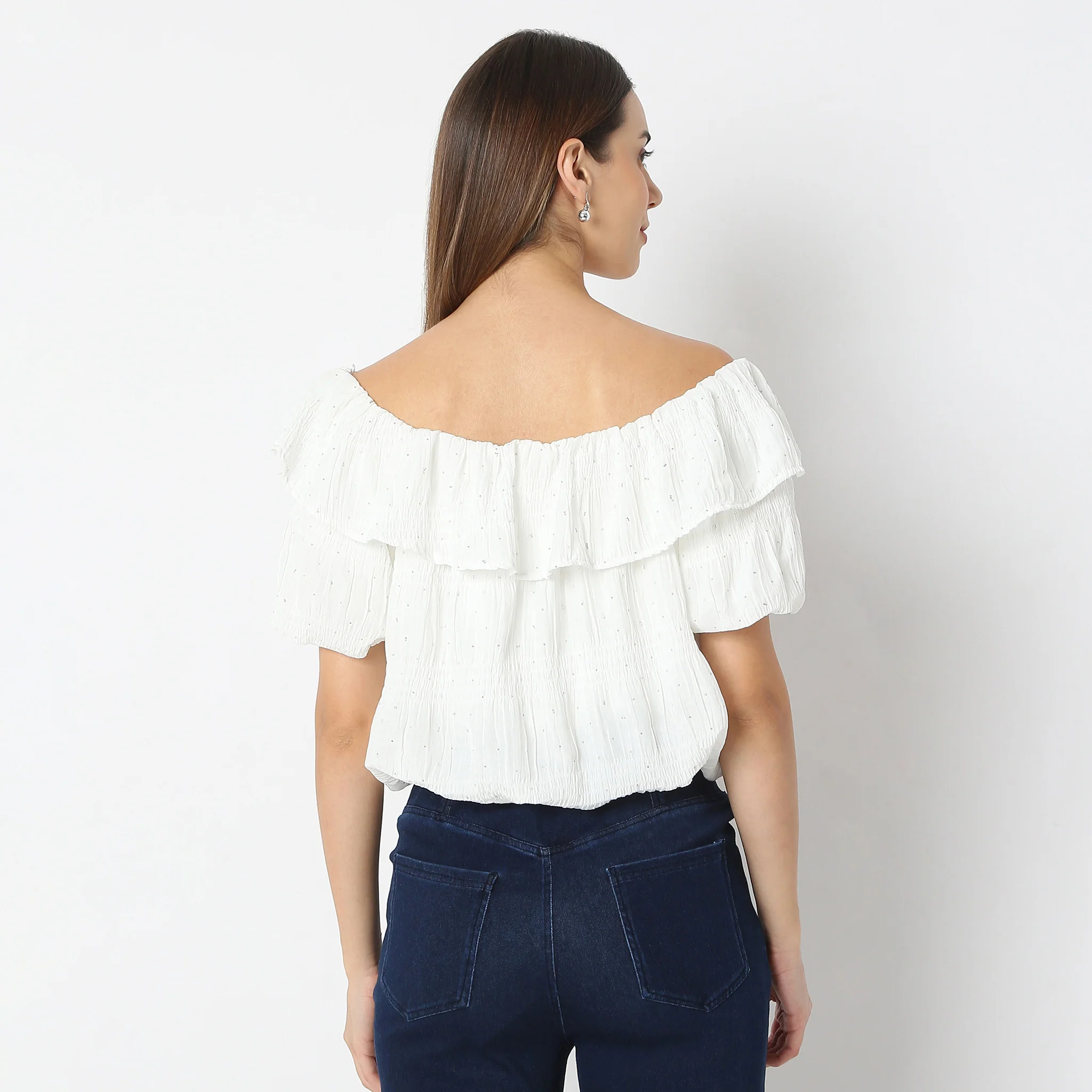 Boat Neck Short Sleeve Betty Top - Image 8