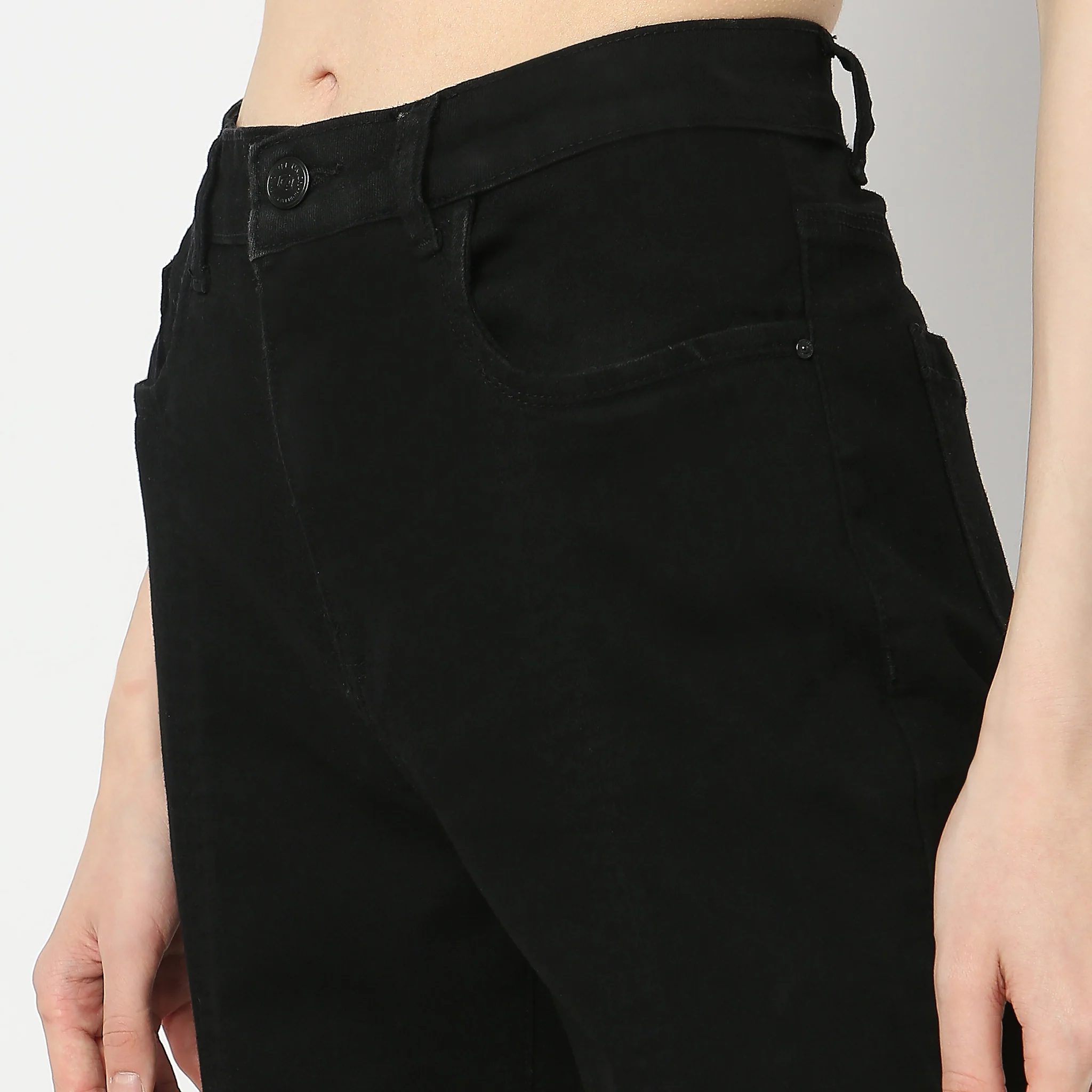 Boot Cut High Rise Jeans - Image 4