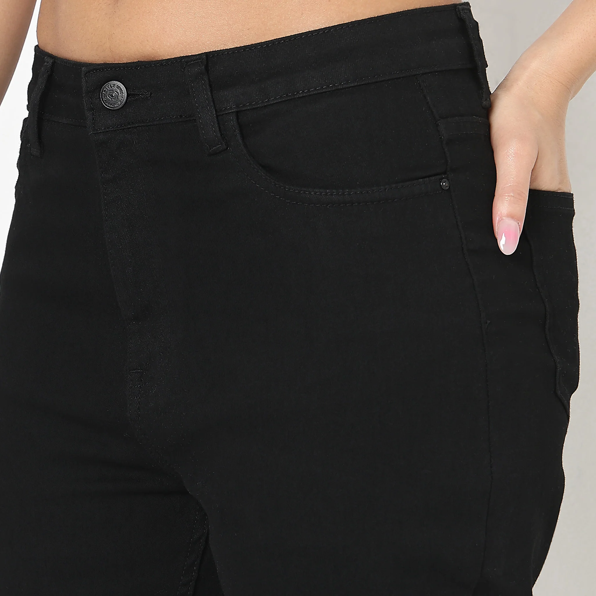 Boot Cut High Rise Jeans - Image 4