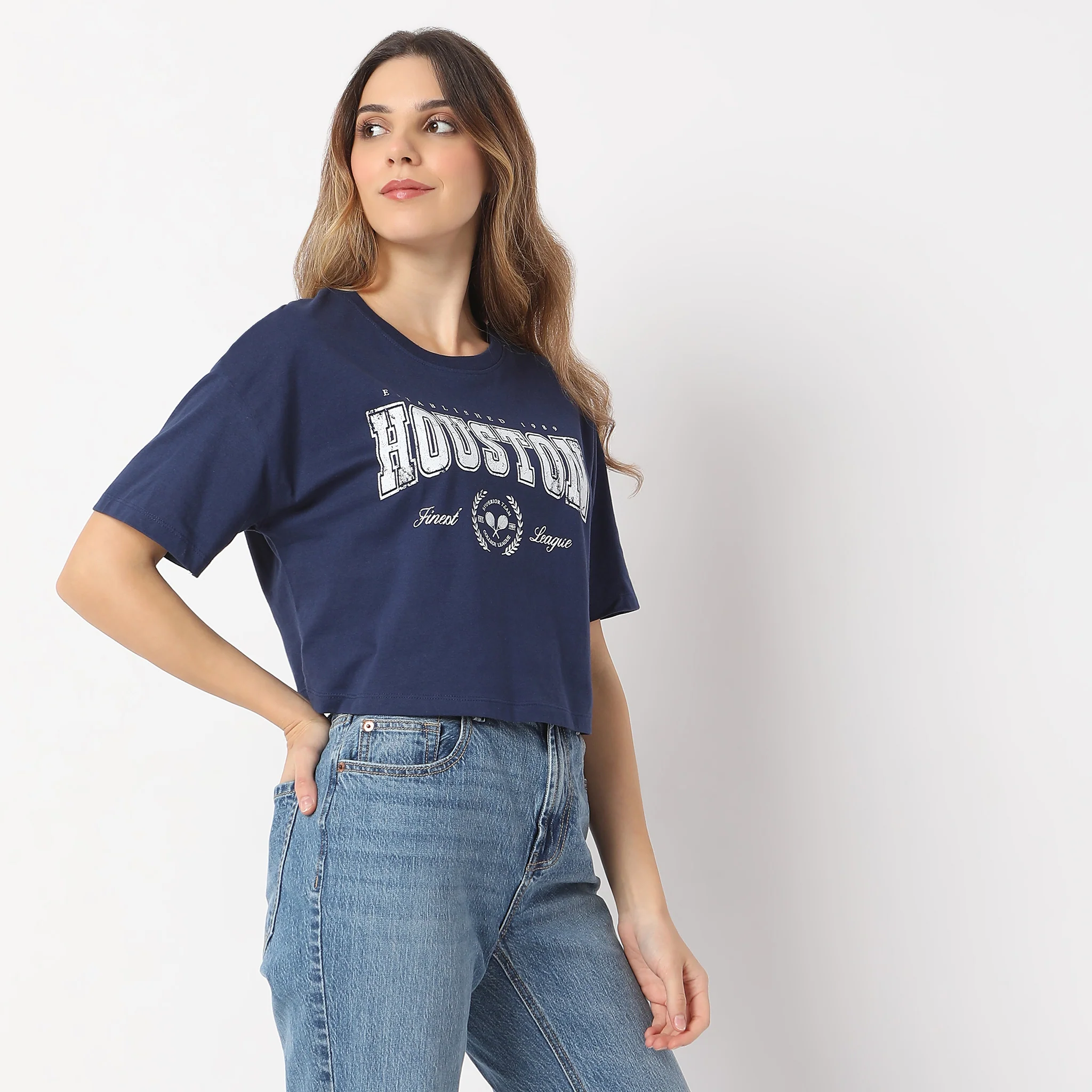 Boxy Fit Printed T-Shirt - Image 10