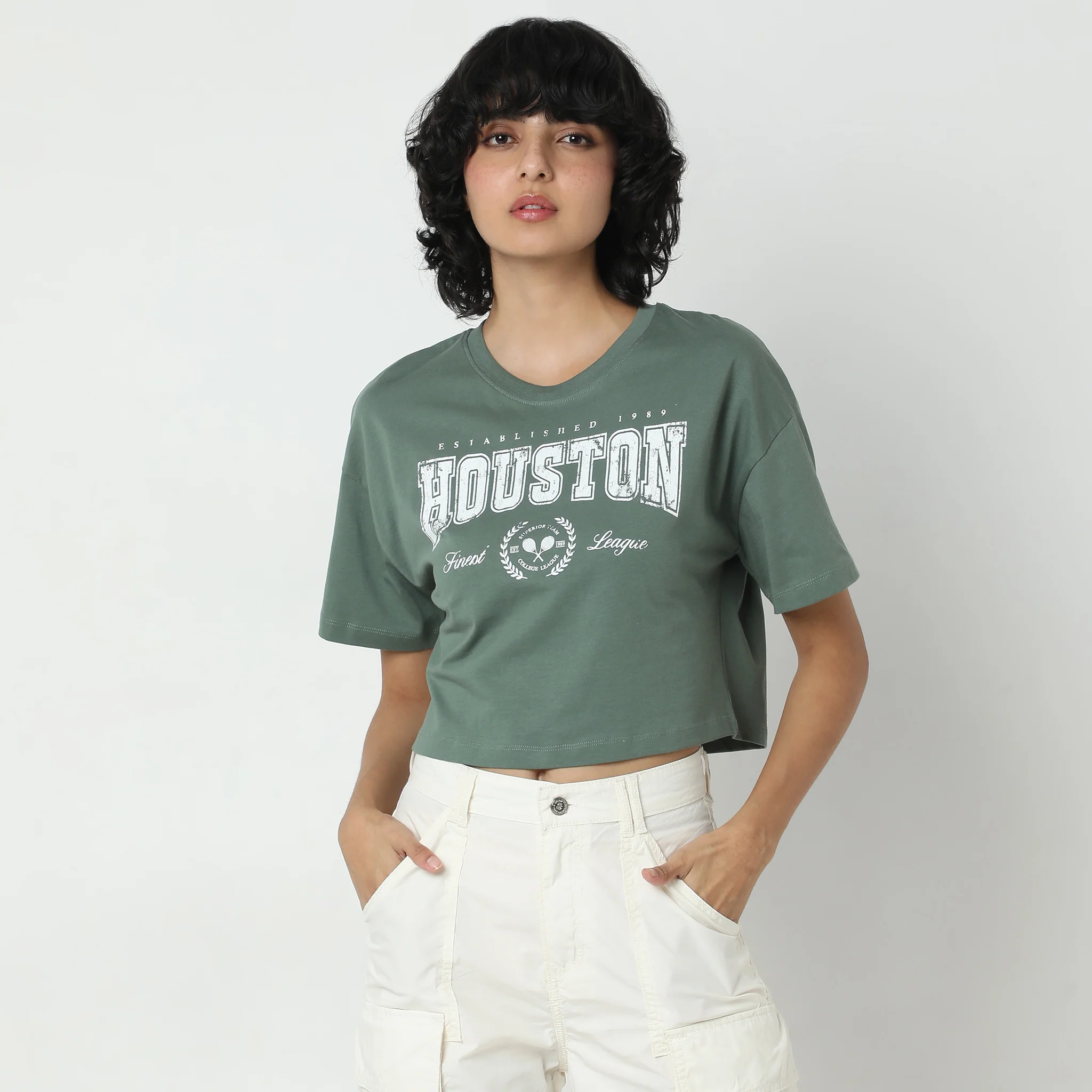 Boxy Fit Printed T-Shirt - Image 2