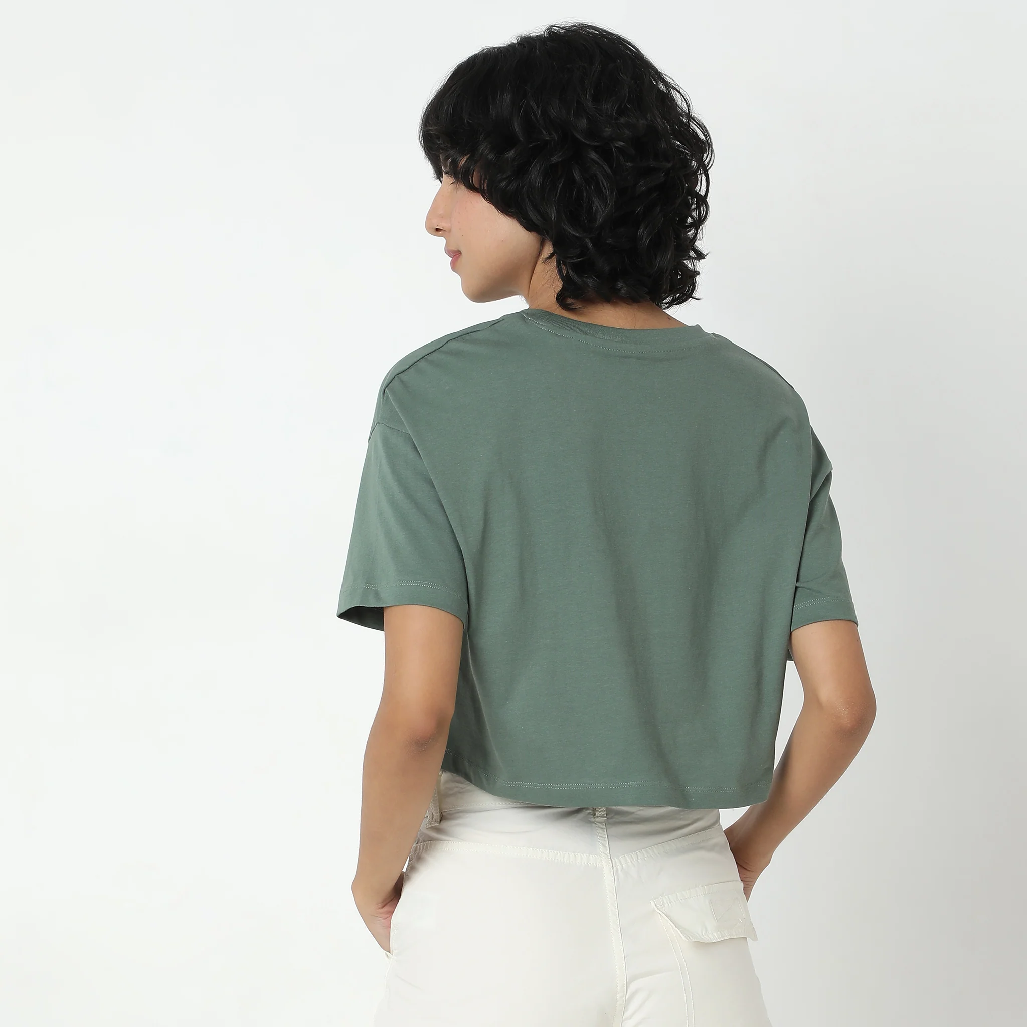 Boxy Fit Printed T-Shirt - Image 3