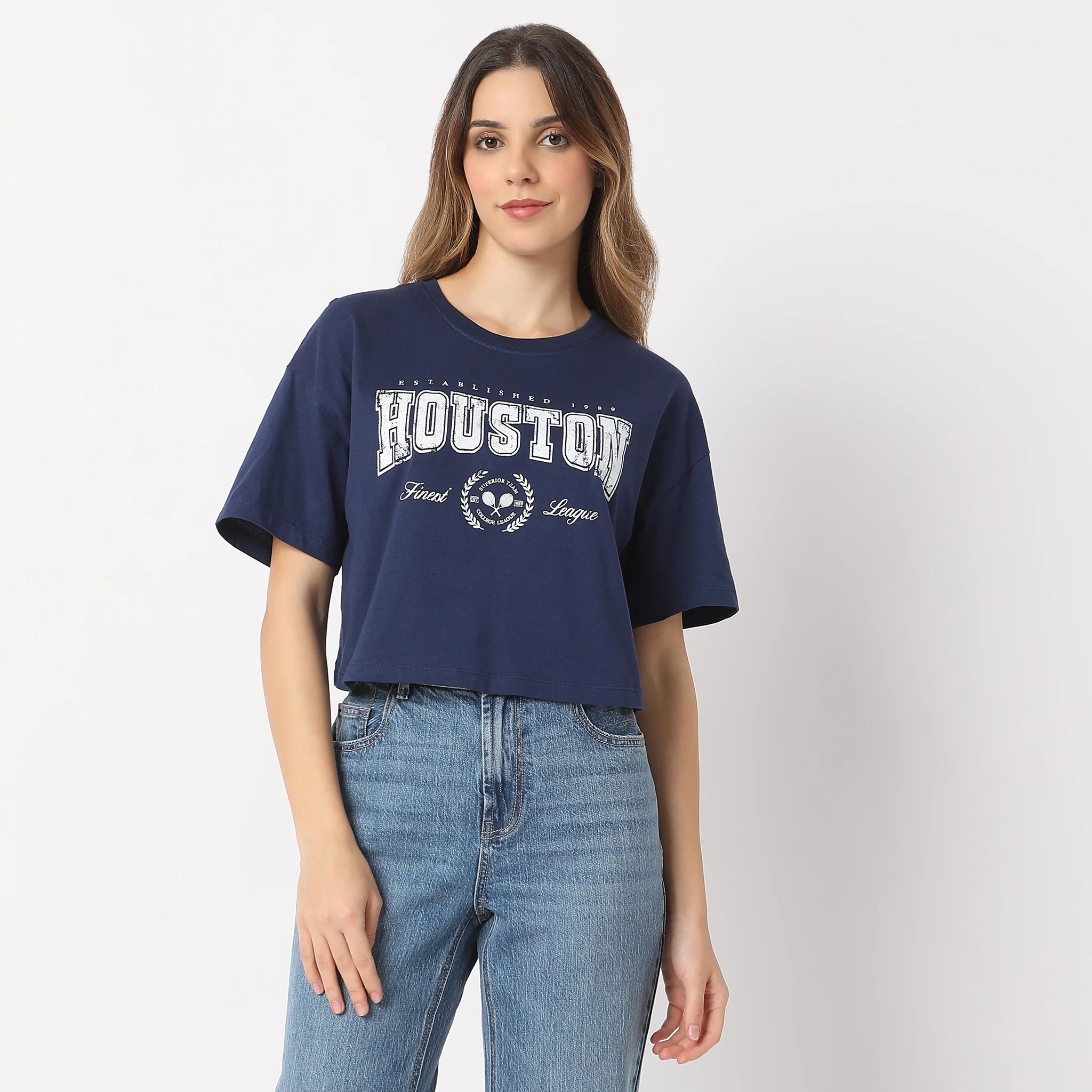 Boxy Fit Printed T-Shirt - Image 7