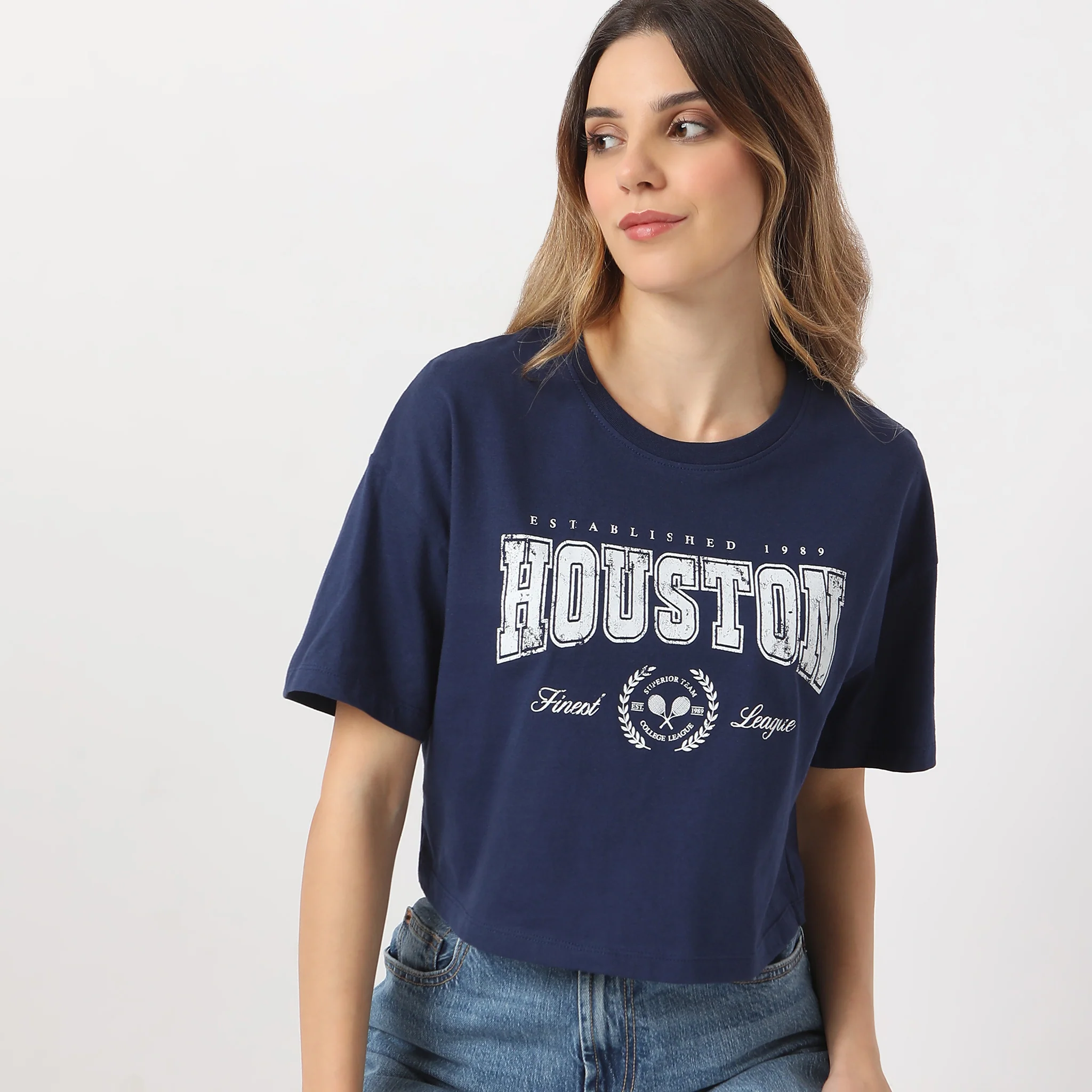 Boxy Fit Printed T-Shirt - Image 9
