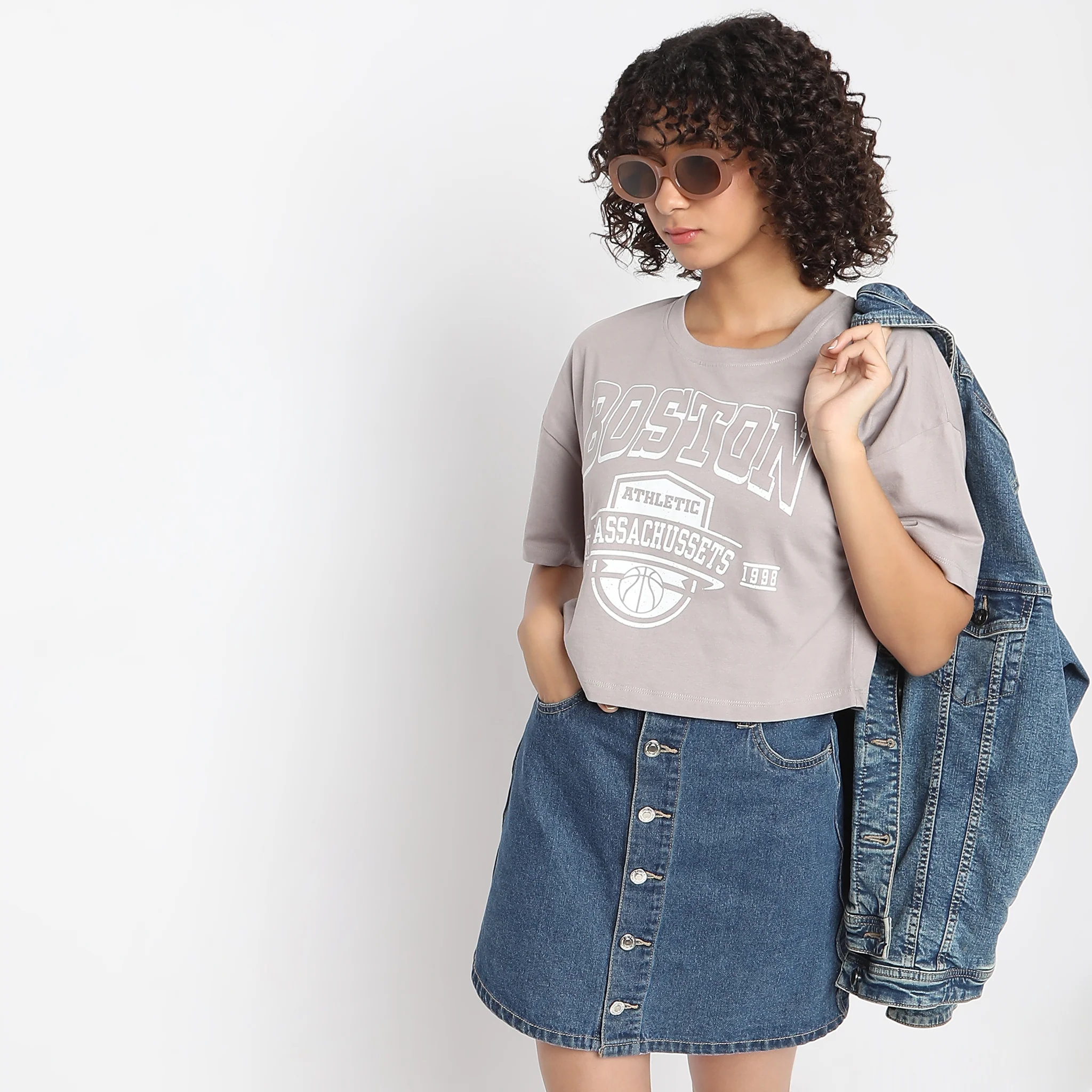 Boxy Fit Printed T-Shirt - Image 2