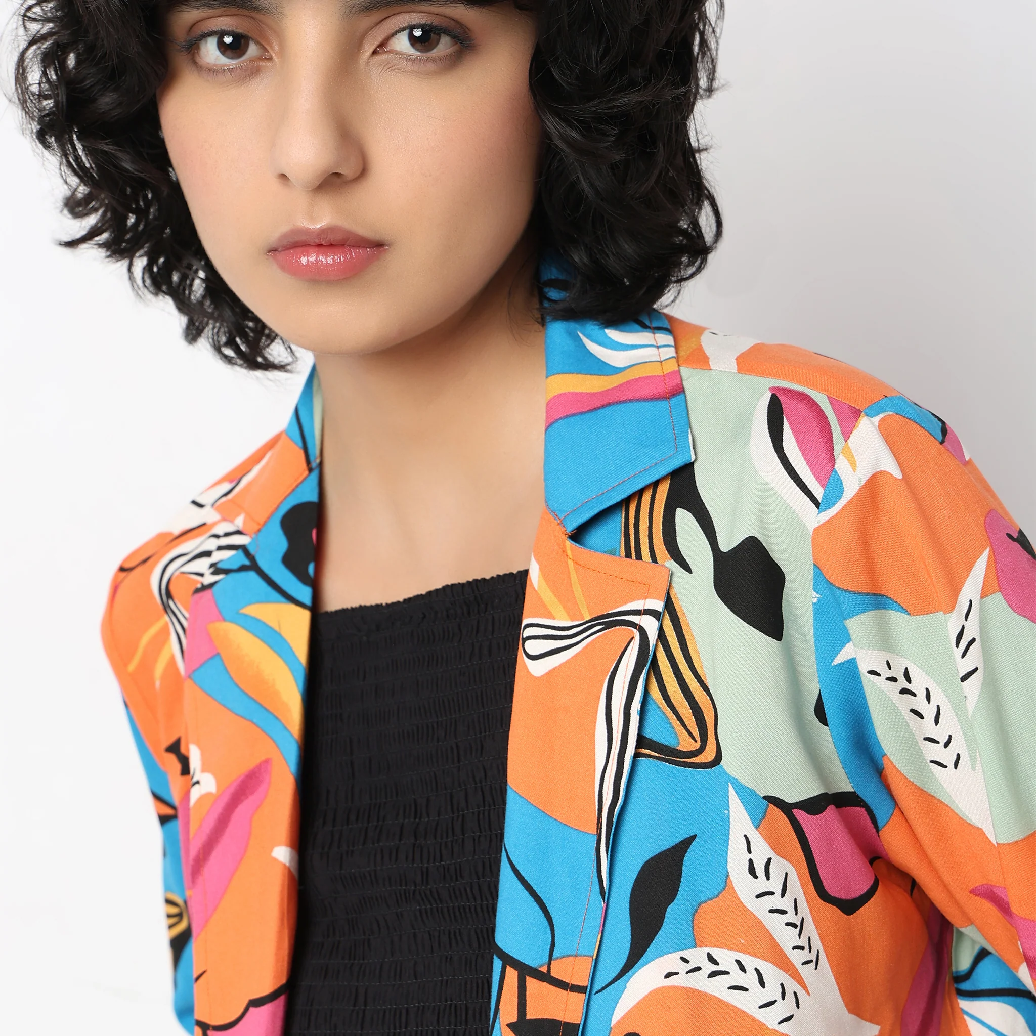 Boxy Fit Printed Top - Image 4