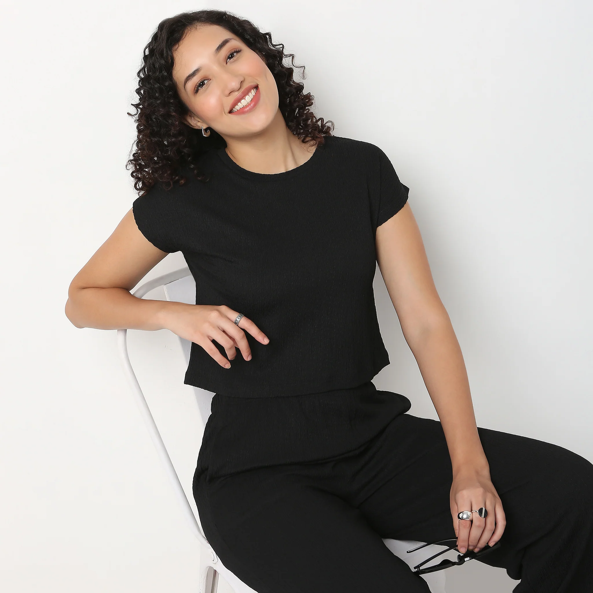 Cropped Boxy Fit Betty Top - Image 12