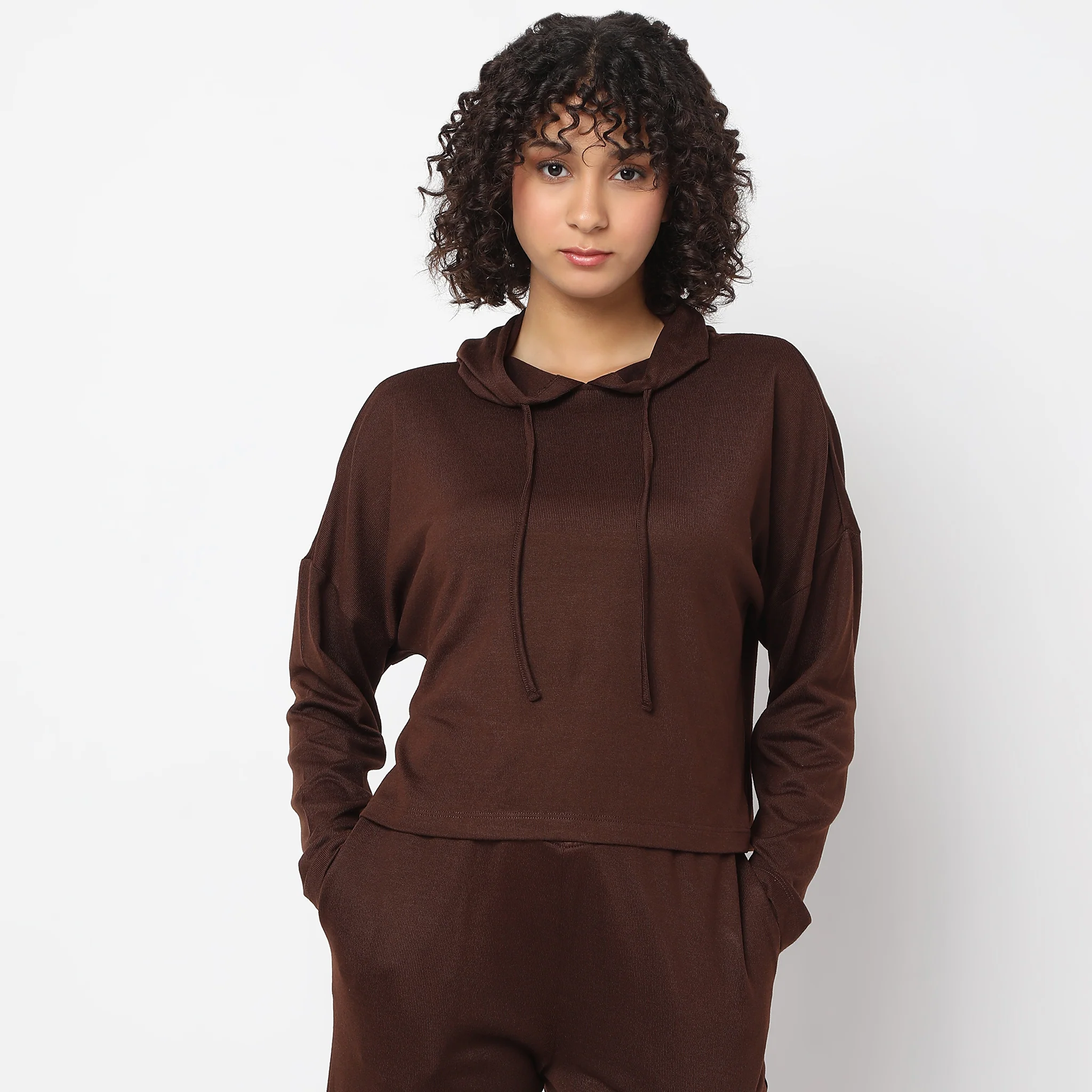 Boxy Fit Solid Lounge Top - Image 2