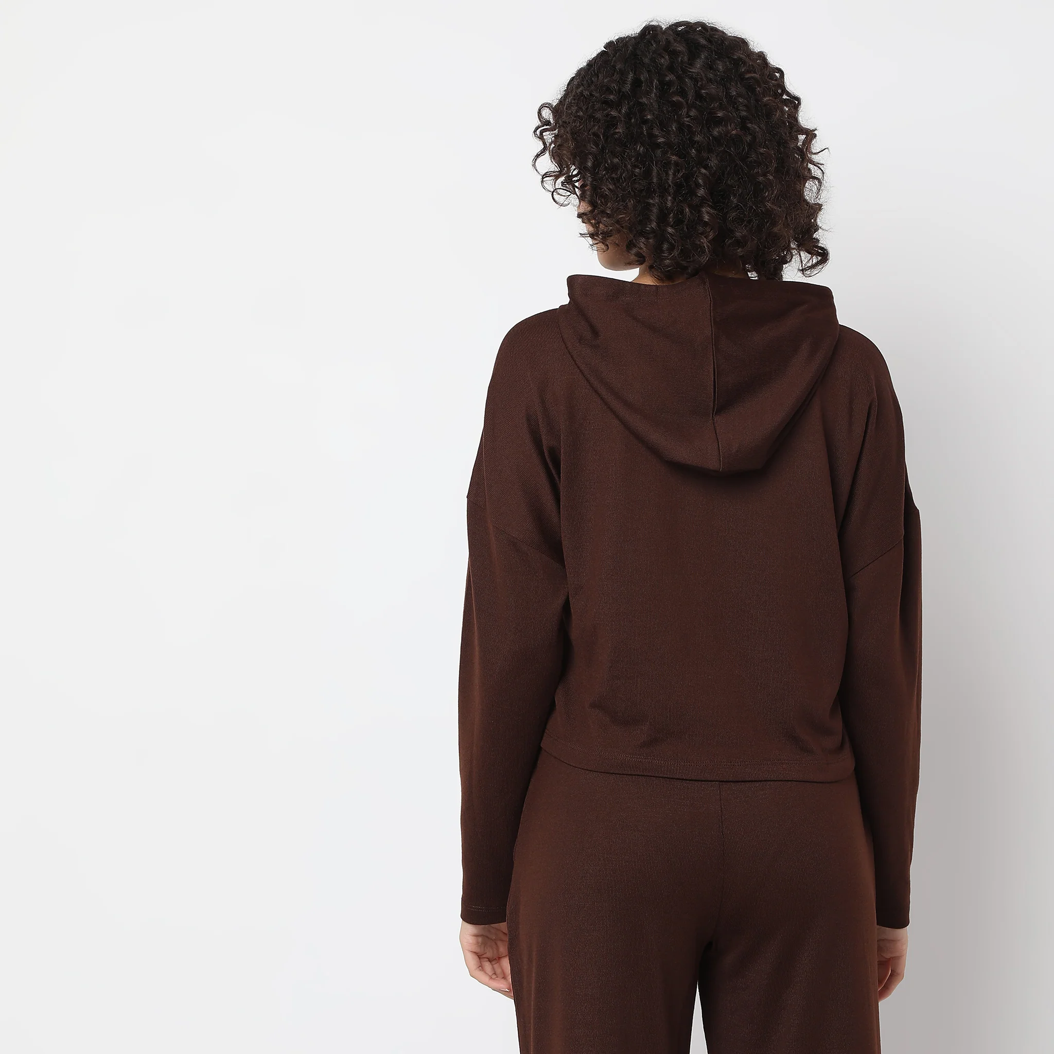 Boxy Fit Solid Lounge Top - Image 3