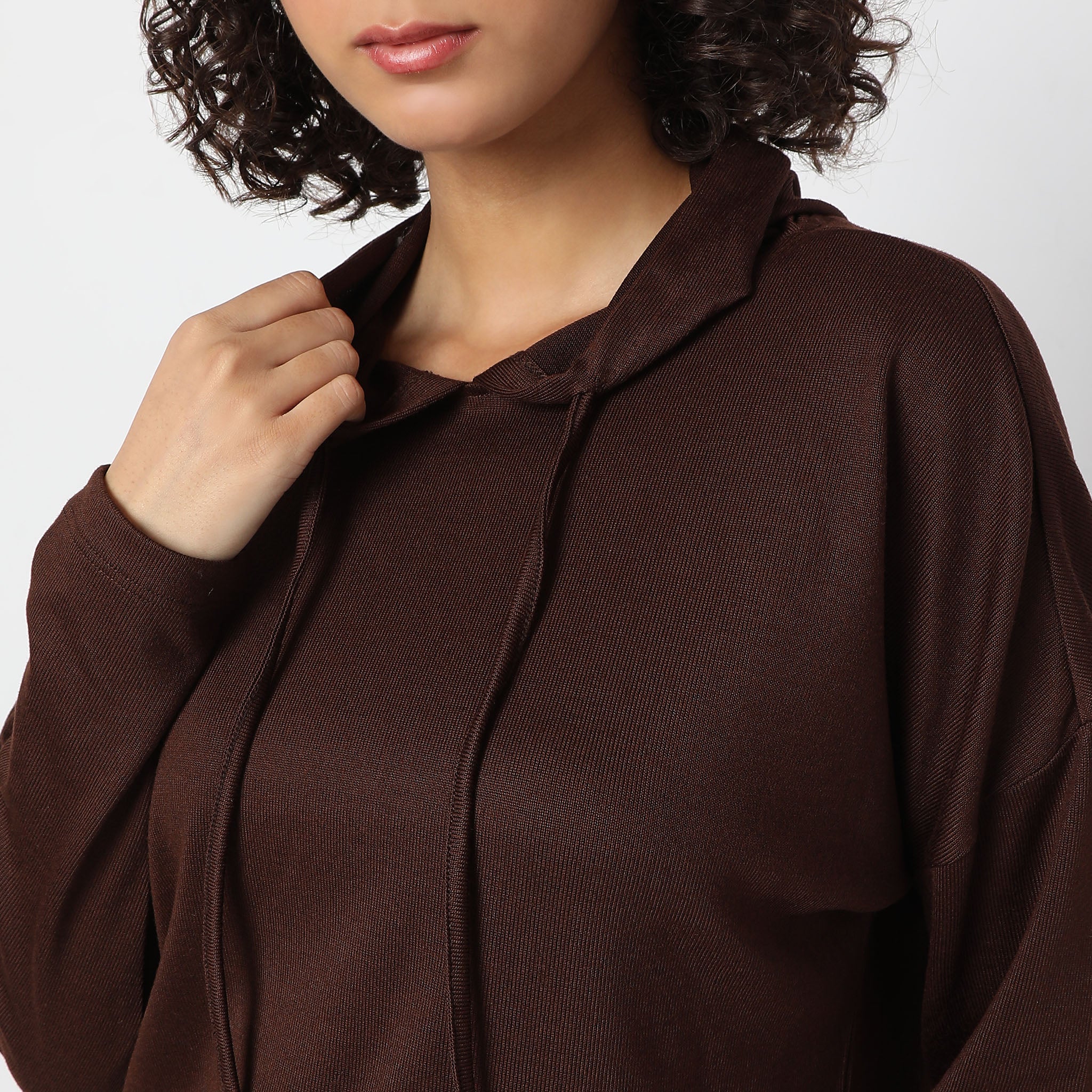 Boxy Fit Solid Lounge Top - Image 4