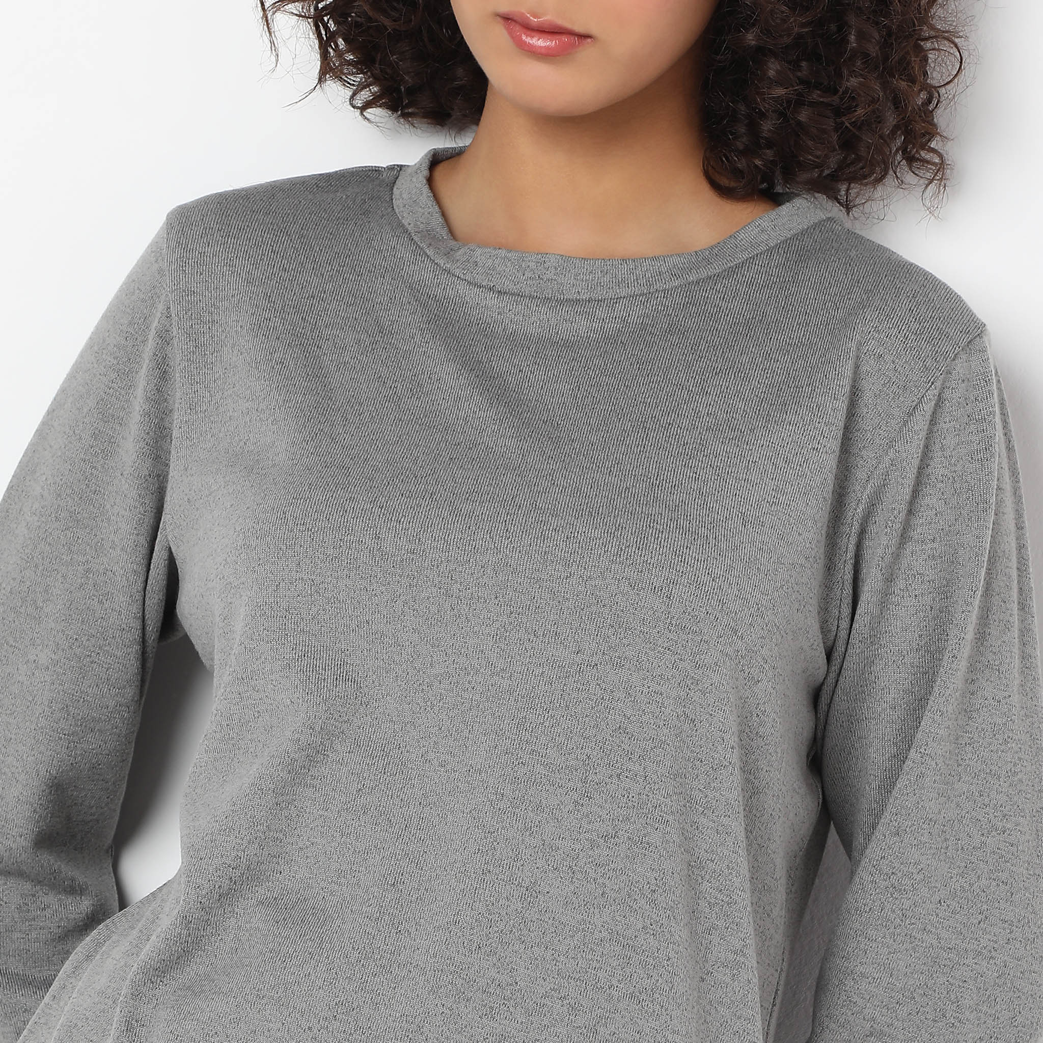 Boxy Fit Solid Lounge Top - Image 4