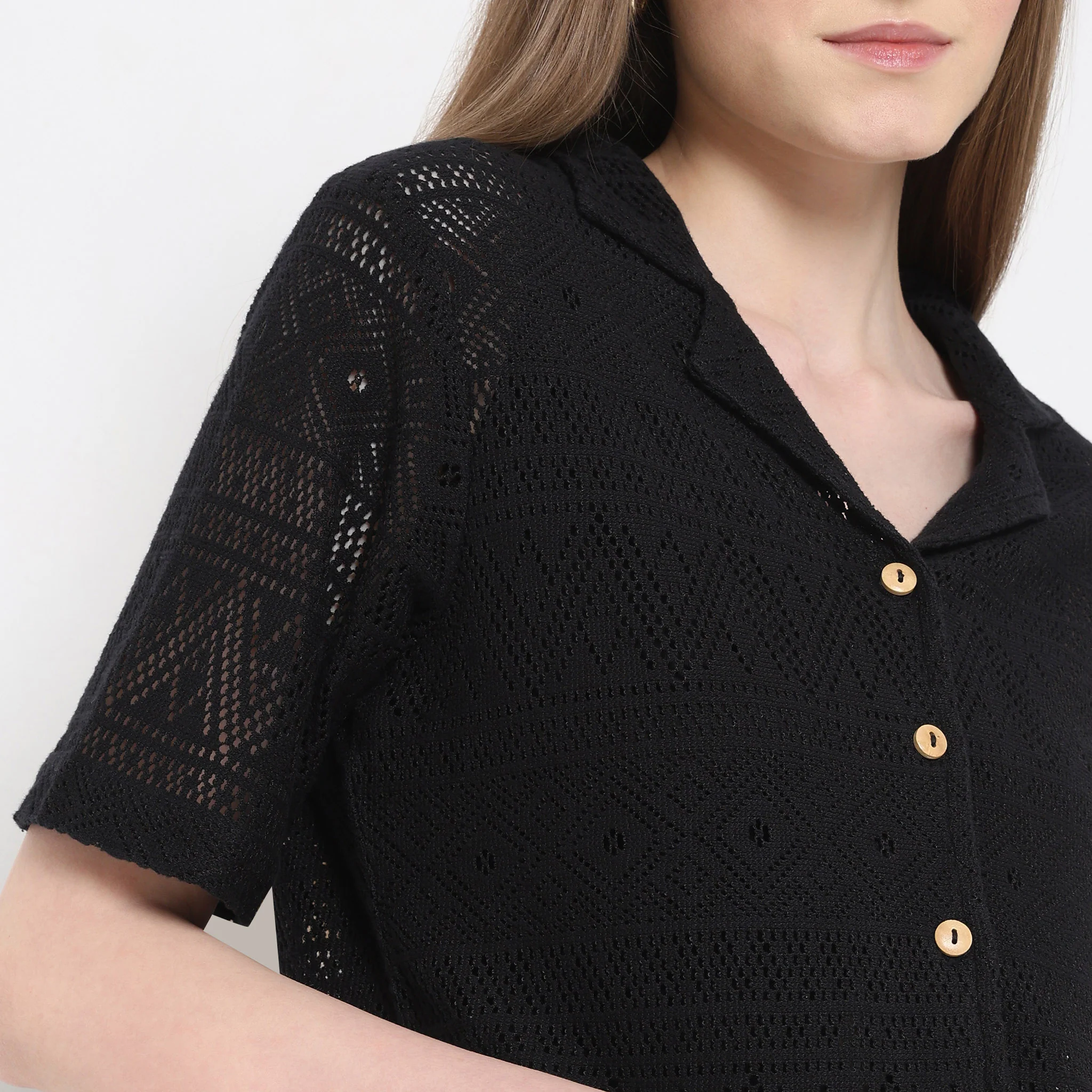 Boxy Fit Solid Shirt - Image 4