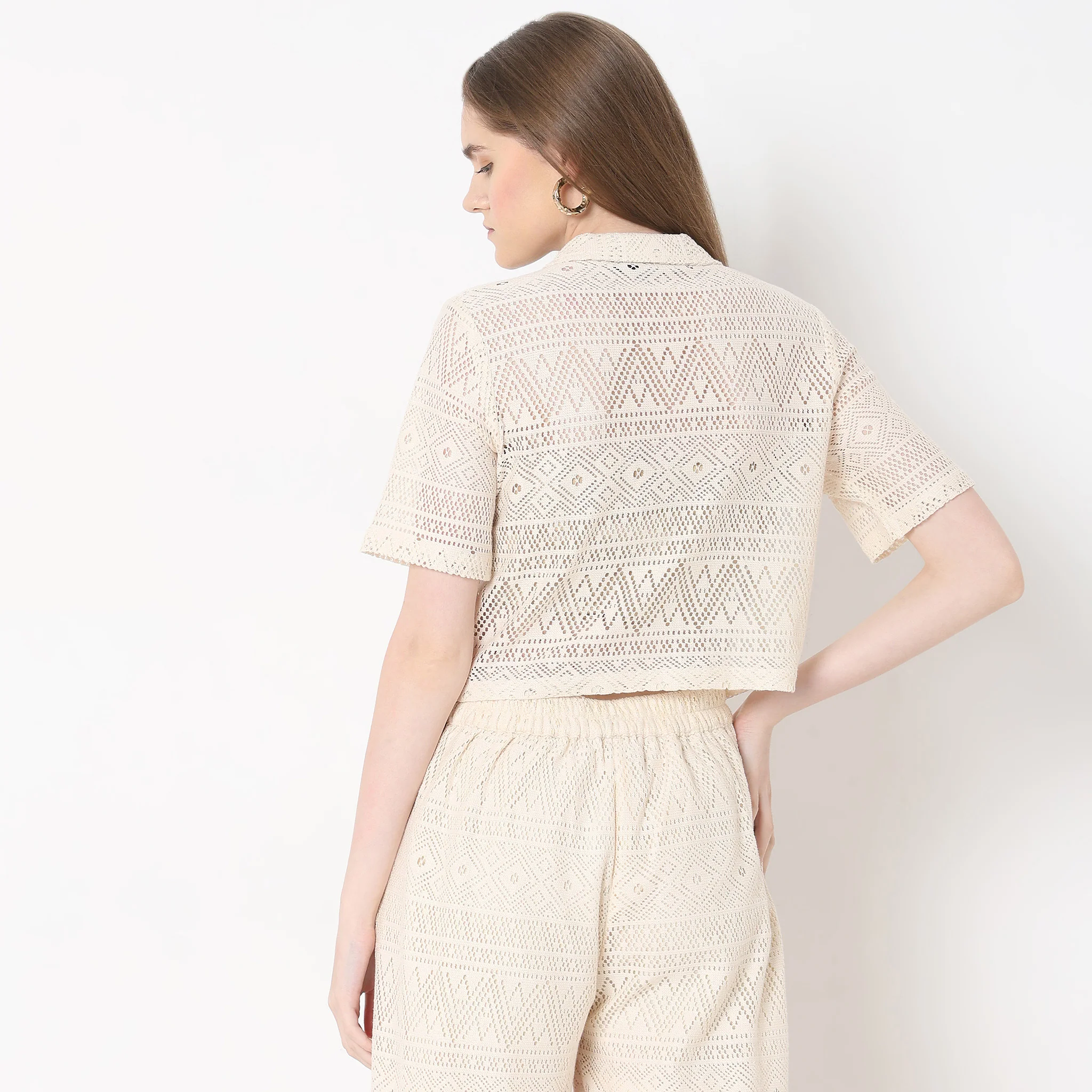 Boxy Fit Solid Shirt - Image 8