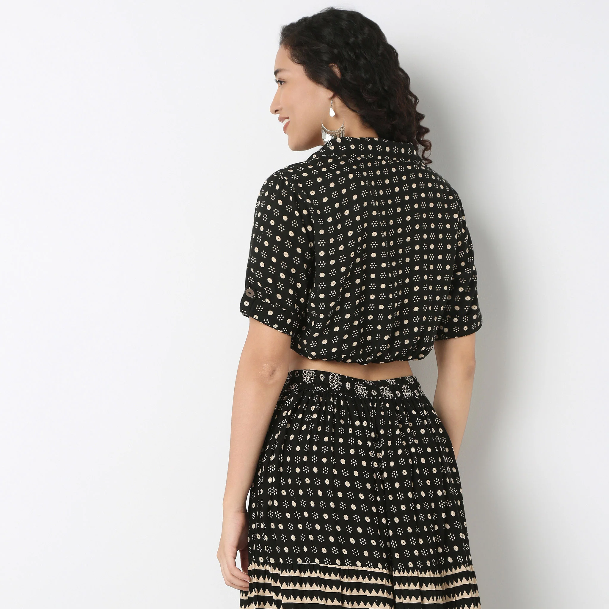 Boxy Tie-Front Shirt - Image 3