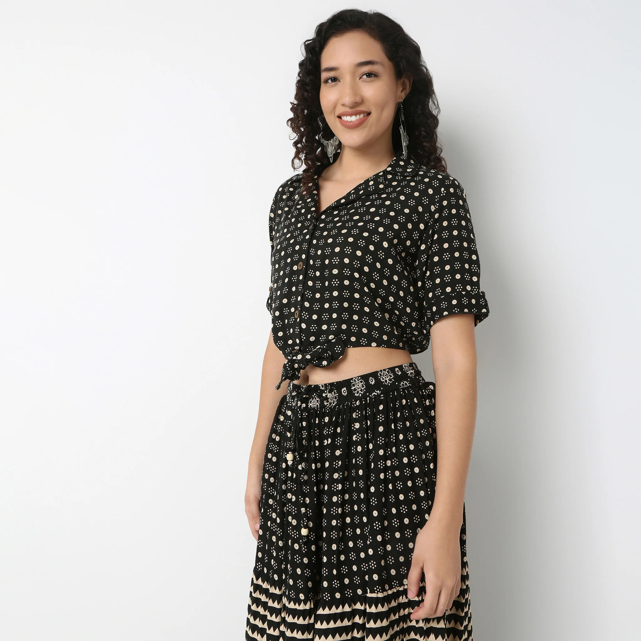 Boxy Tie-Front Shirt - Image 5