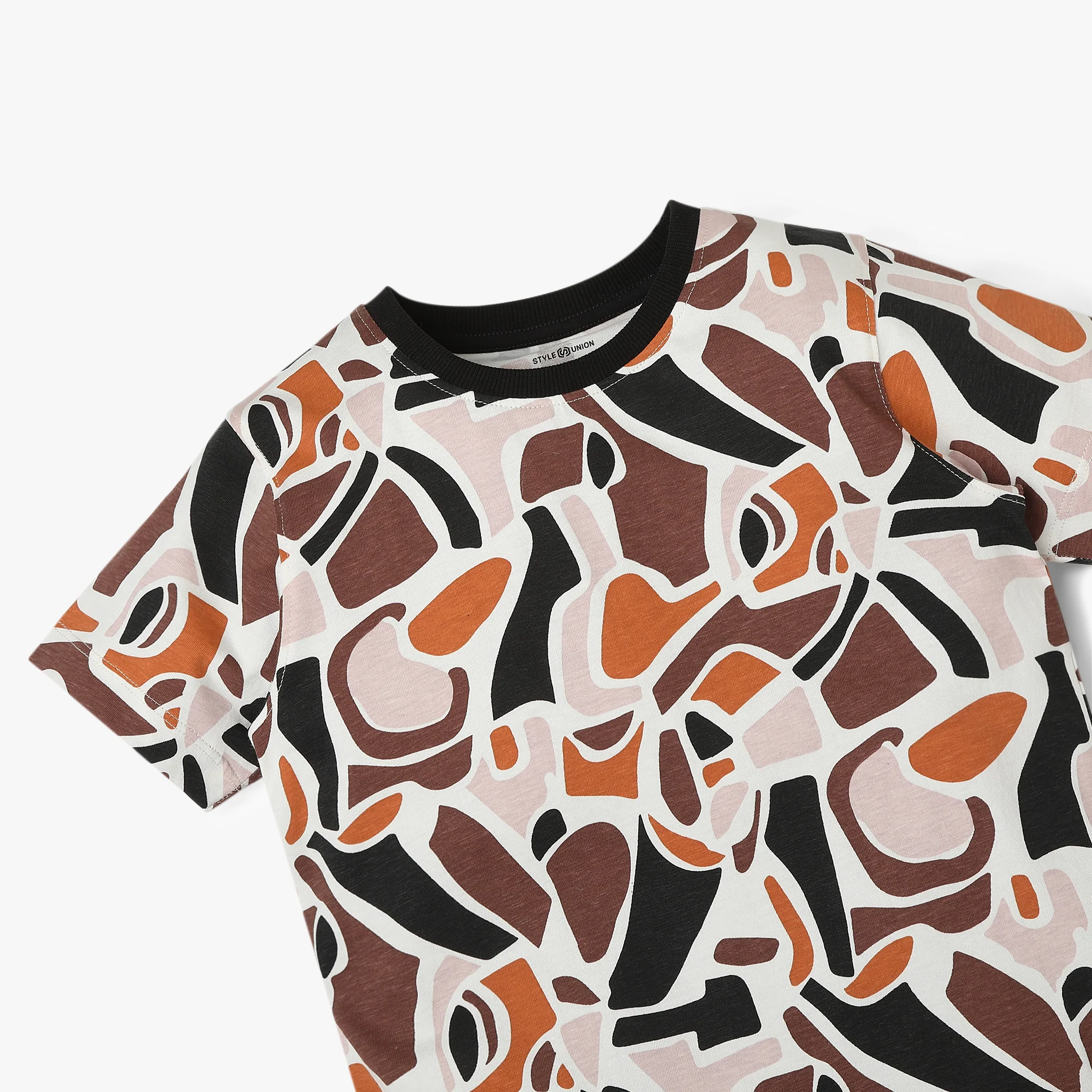 Boys All Over Print Crew Neck T-Shirt - Image 3