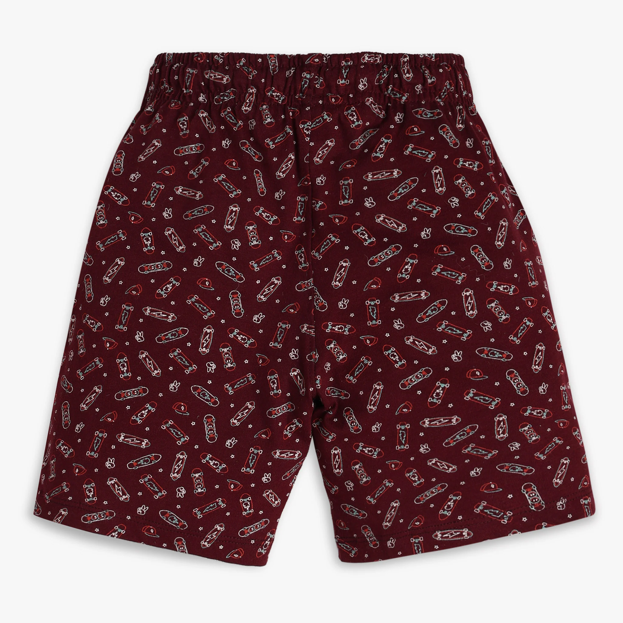 Boys All Over Print Sleepwear T-shirt with Short Set - Image 6
