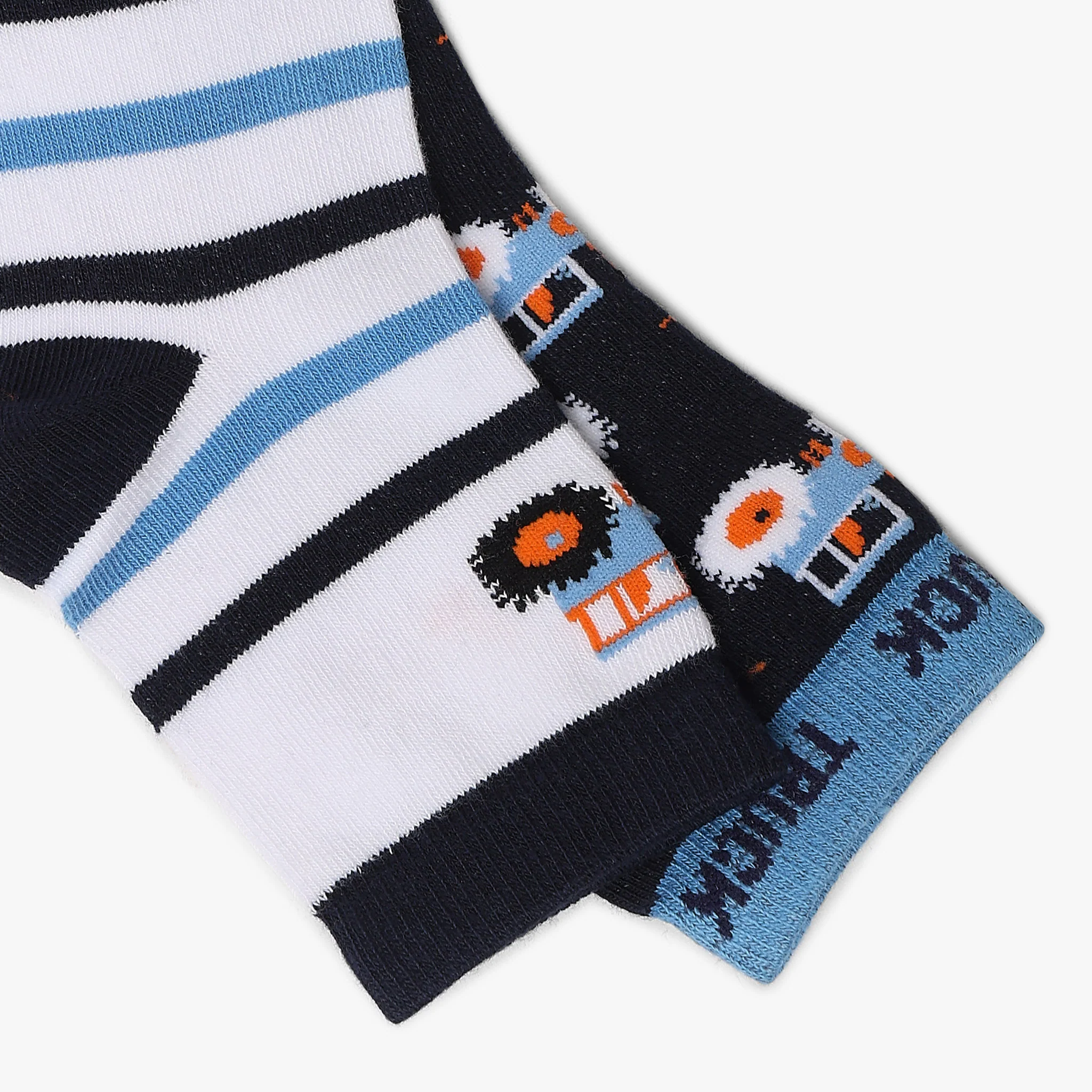 Boys Ankle Length Printed Socks (Pack of 2) - Image 5